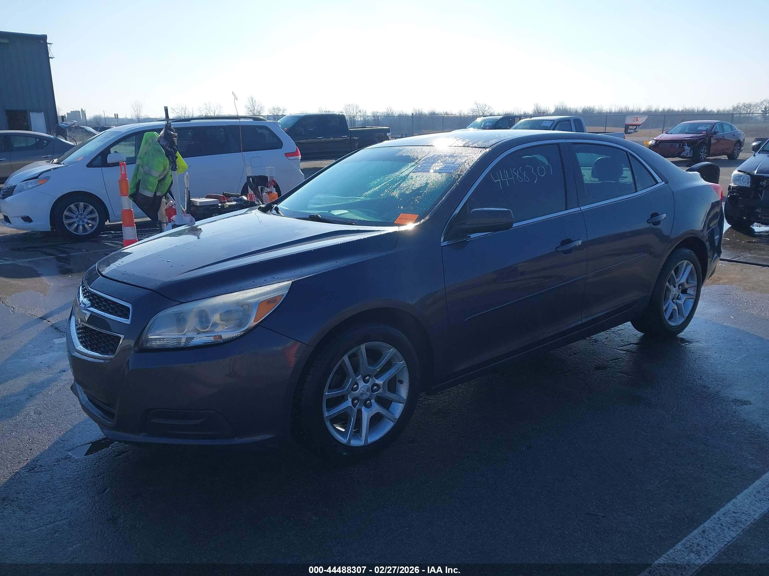 2013 Chevrolet Malibu 1lt Gray vin: 1G11C5SA0DF236898