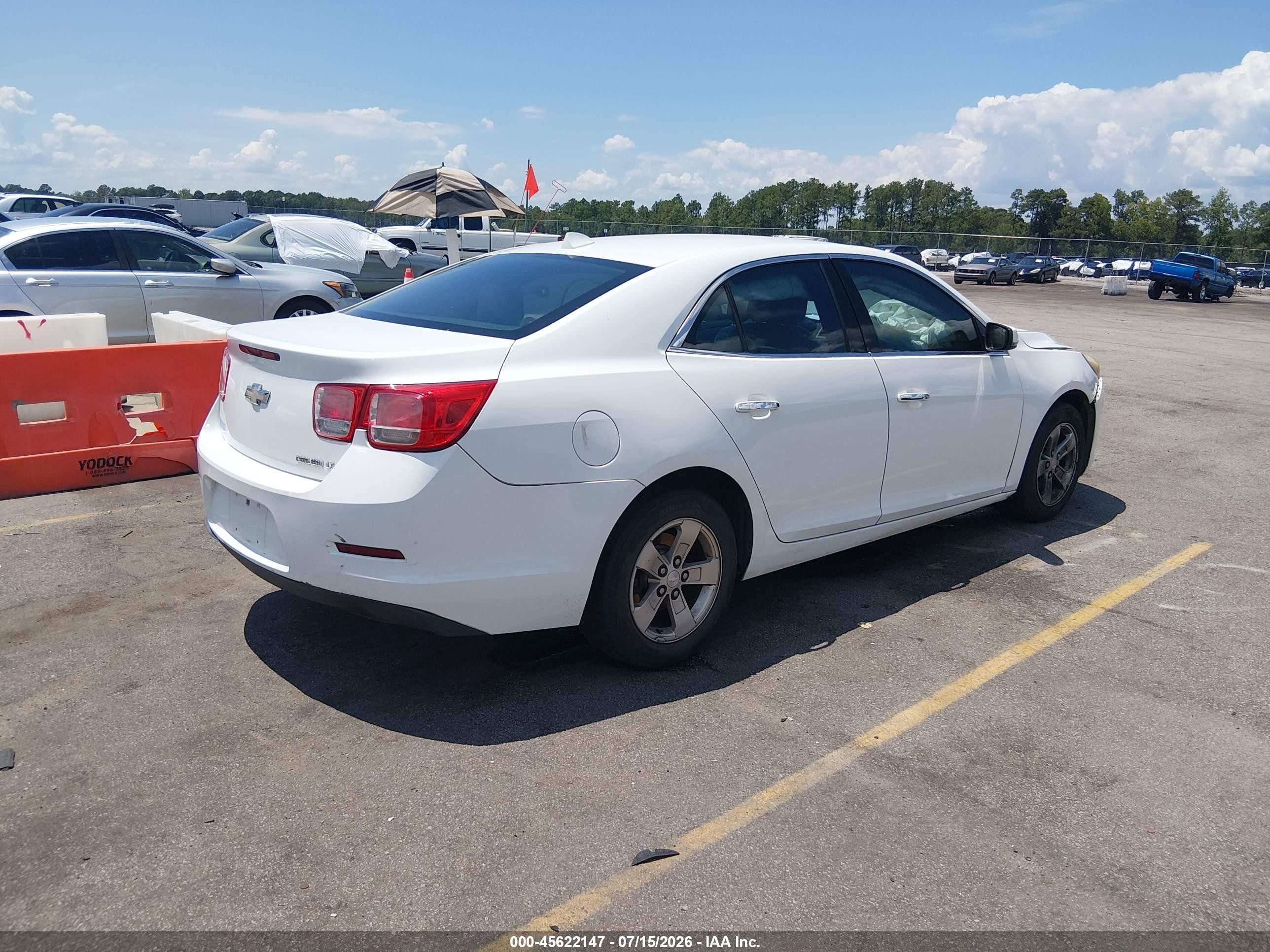 2013 Chevrolet Malibu 1lt Белый vin: 1G11C5SA0DF258075