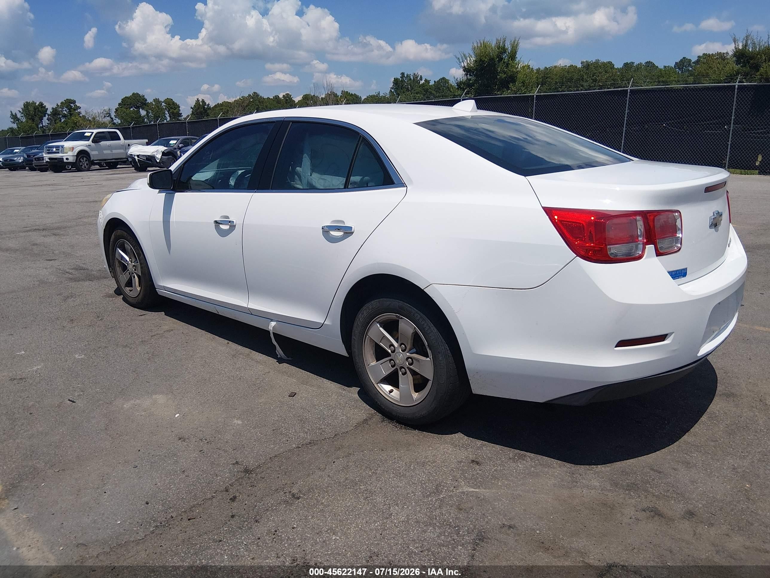 2013 Chevrolet Malibu 1lt Белый vin: 1G11C5SA0DF258075