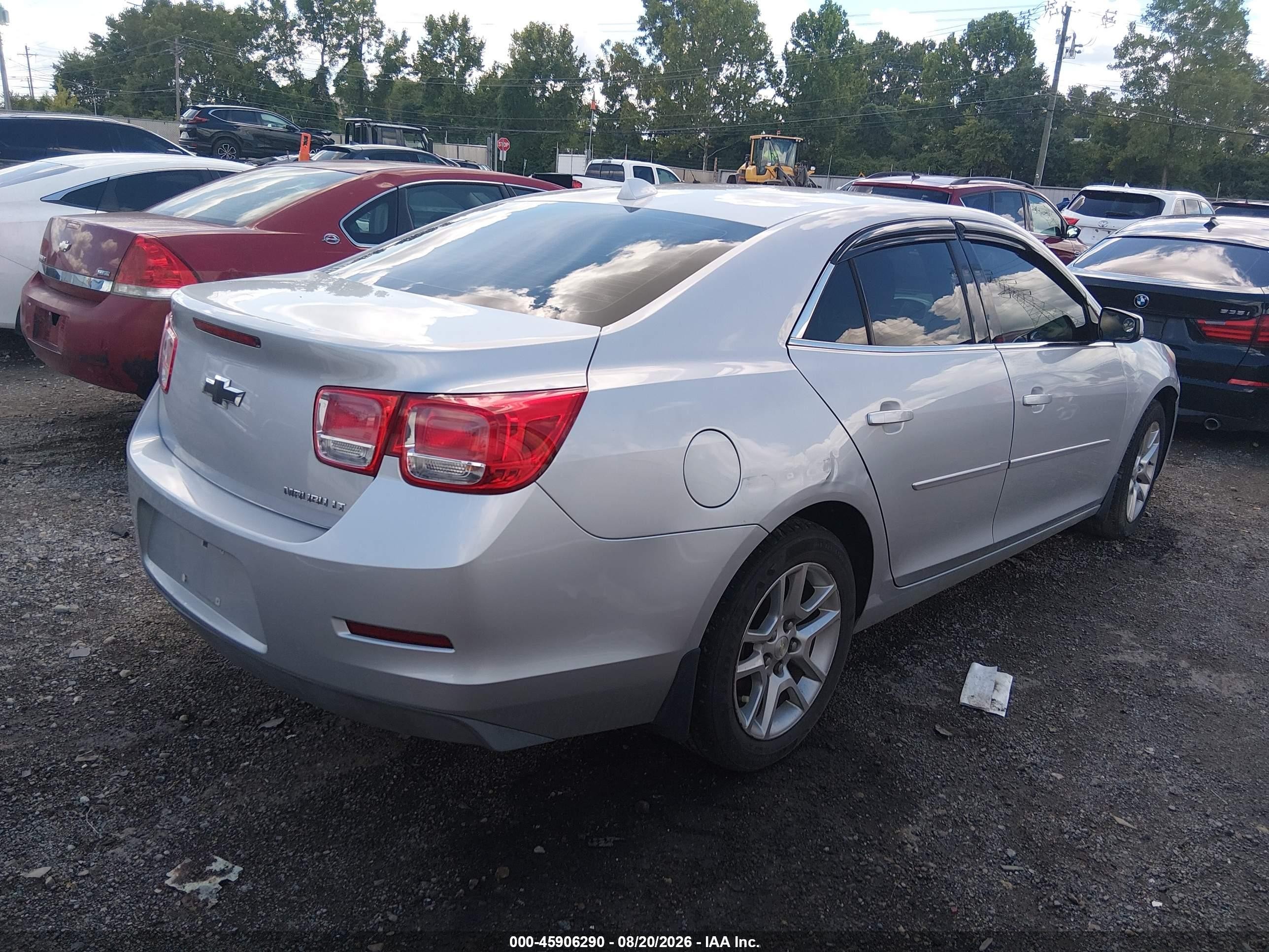 2013 Chevrolet Malibu 1lt Silver vin: 1G11C5SA0DF335656
