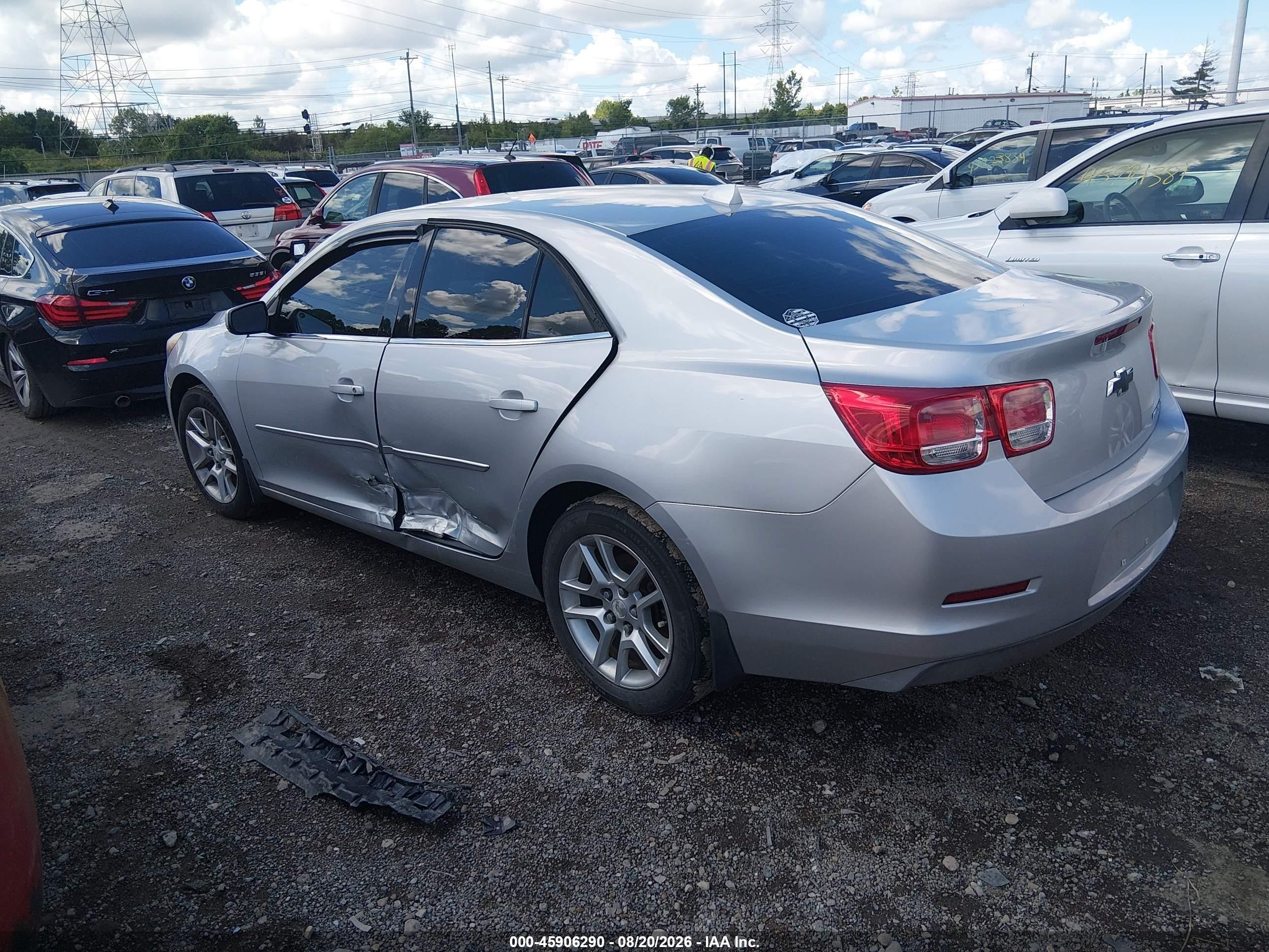 2013 Chevrolet Malibu 1lt Silver vin: 1G11C5SA0DF335656