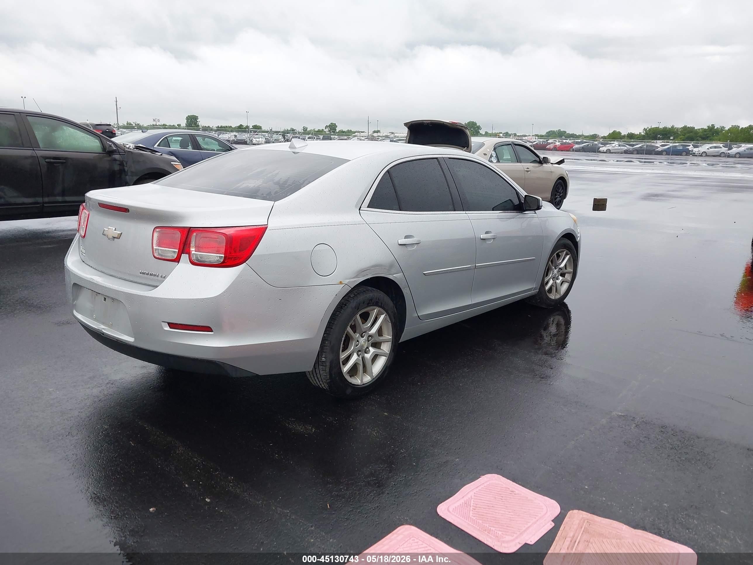 2013 Chevrolet Malibu 1lt Silver vin: 1G11C5SA0DF358421