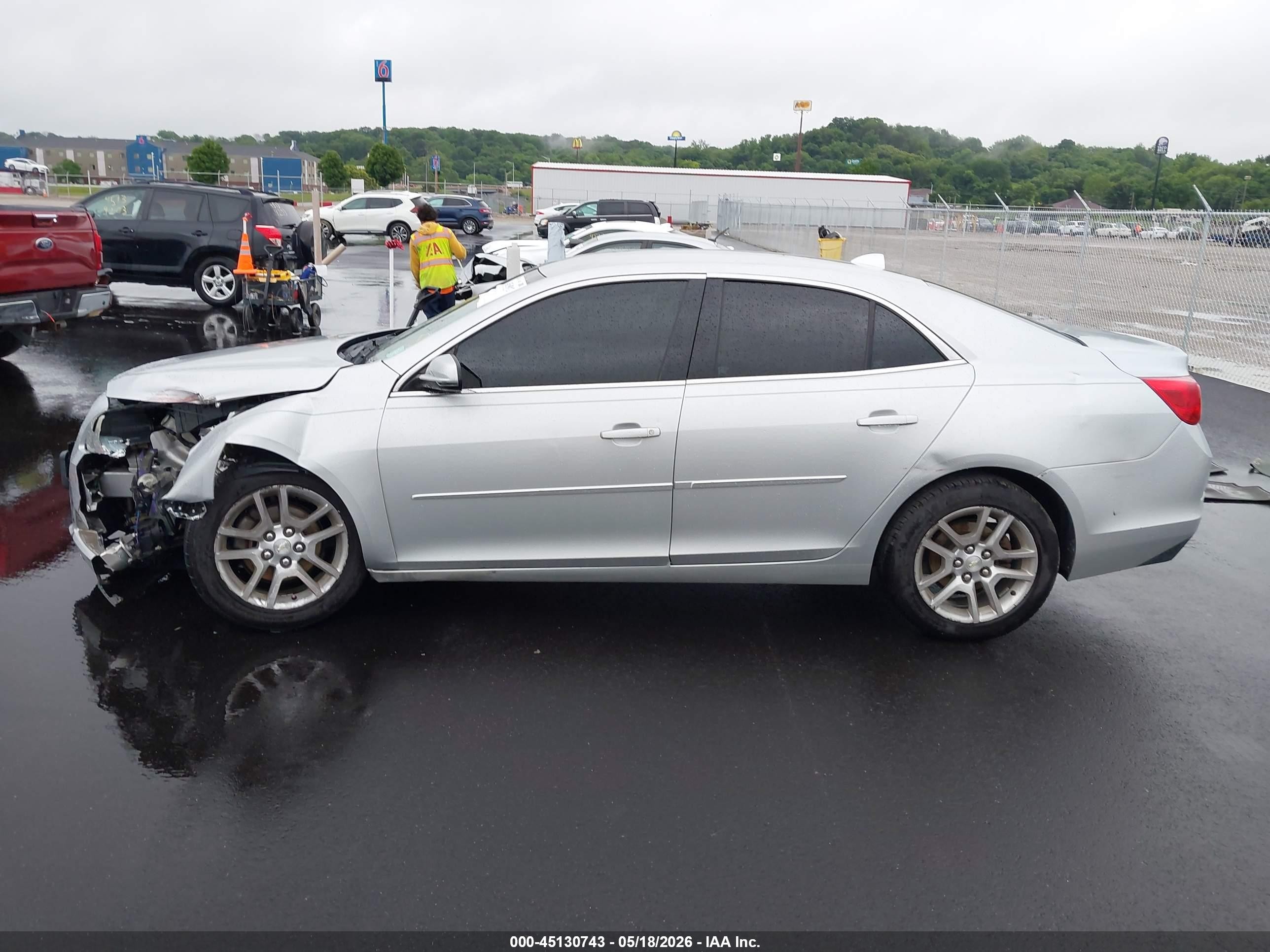 2013 Chevrolet Malibu 1lt Silver vin: 1G11C5SA0DF358421