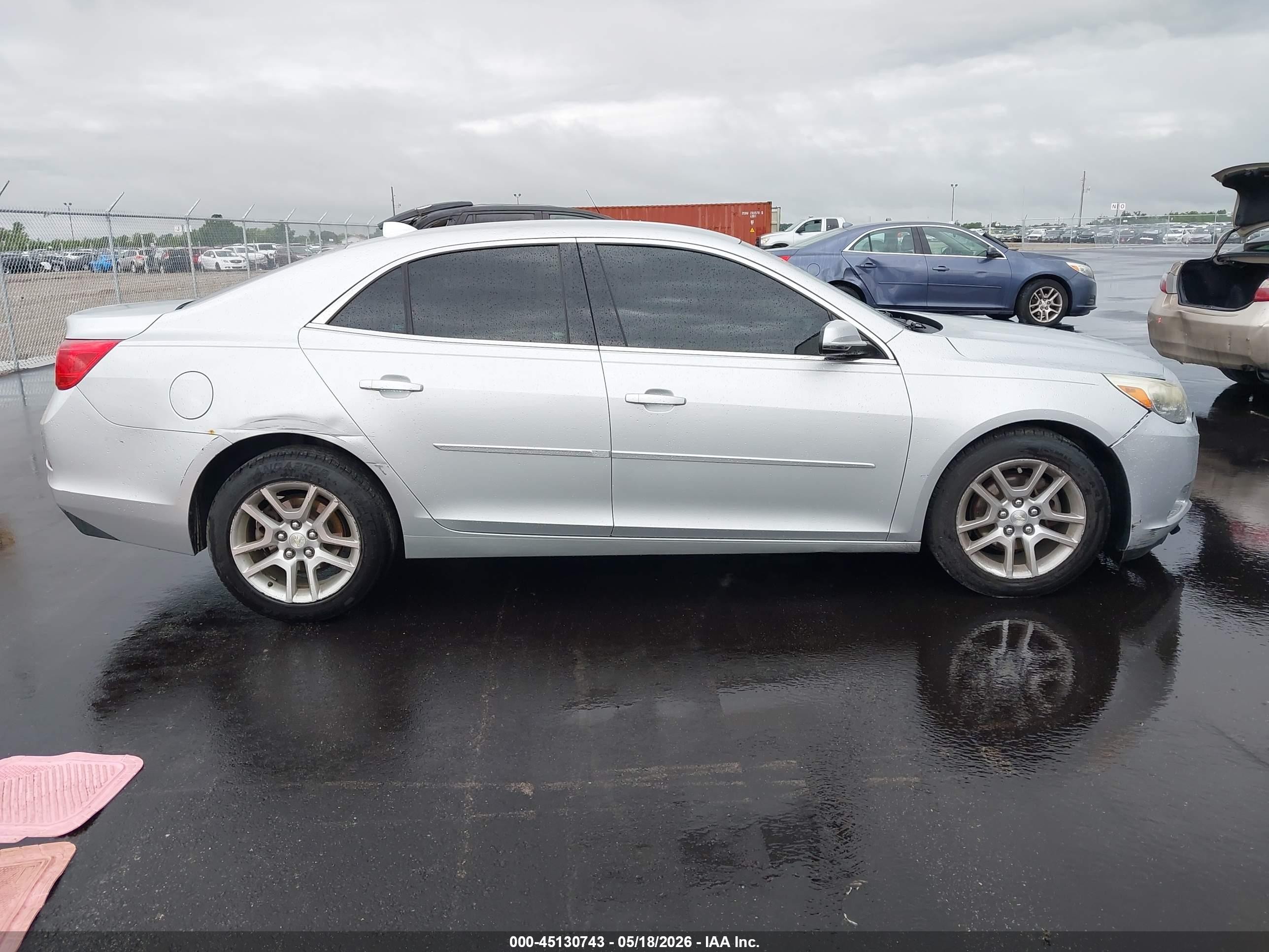 2013 Chevrolet Malibu 1lt Silver vin: 1G11C5SA0DF358421