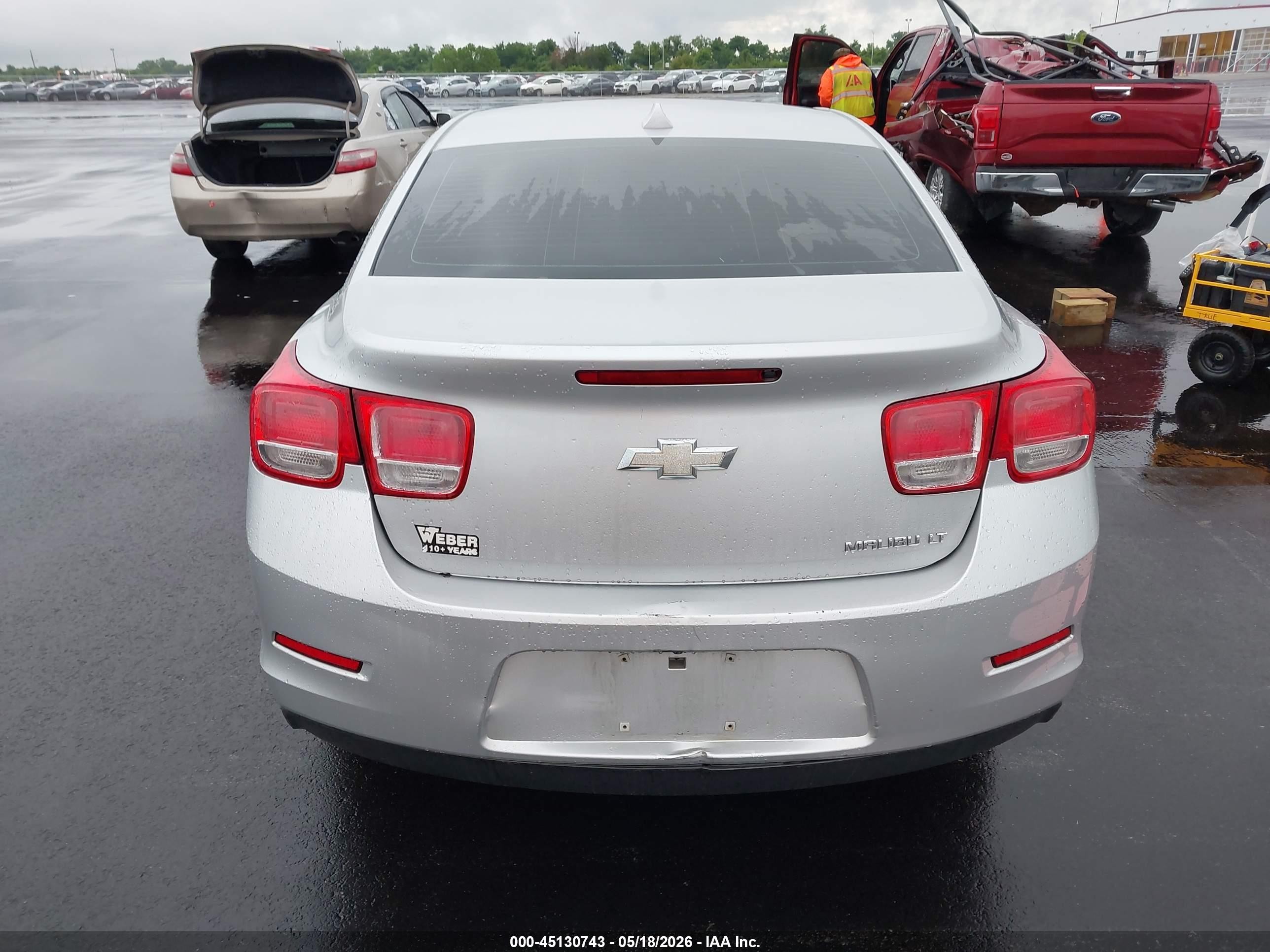 2013 Chevrolet Malibu 1lt Silver vin: 1G11C5SA0DF358421