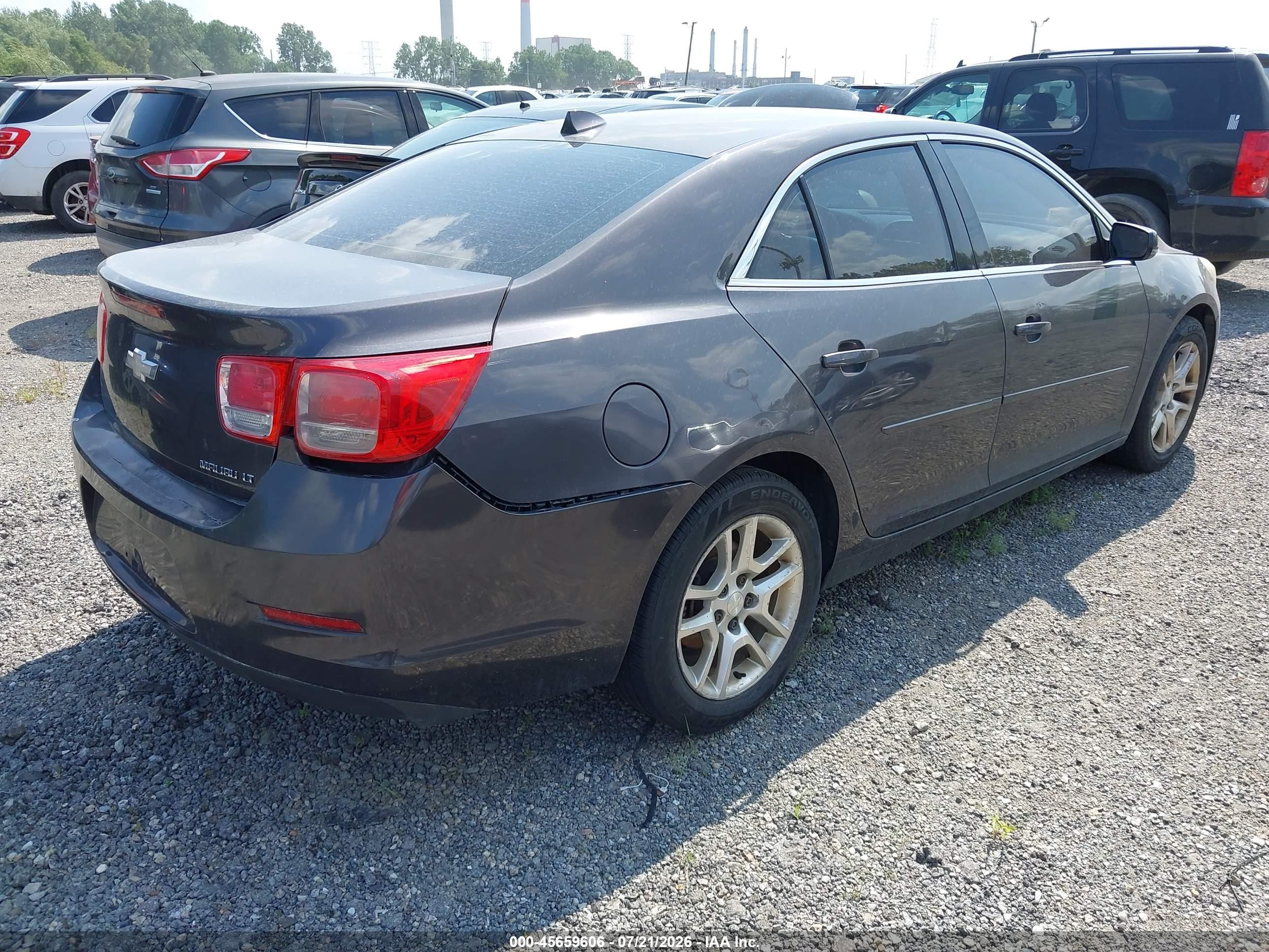 2013 Chevrolet Malibu 1lt Gray vin: 1G11C5SA1DF143081