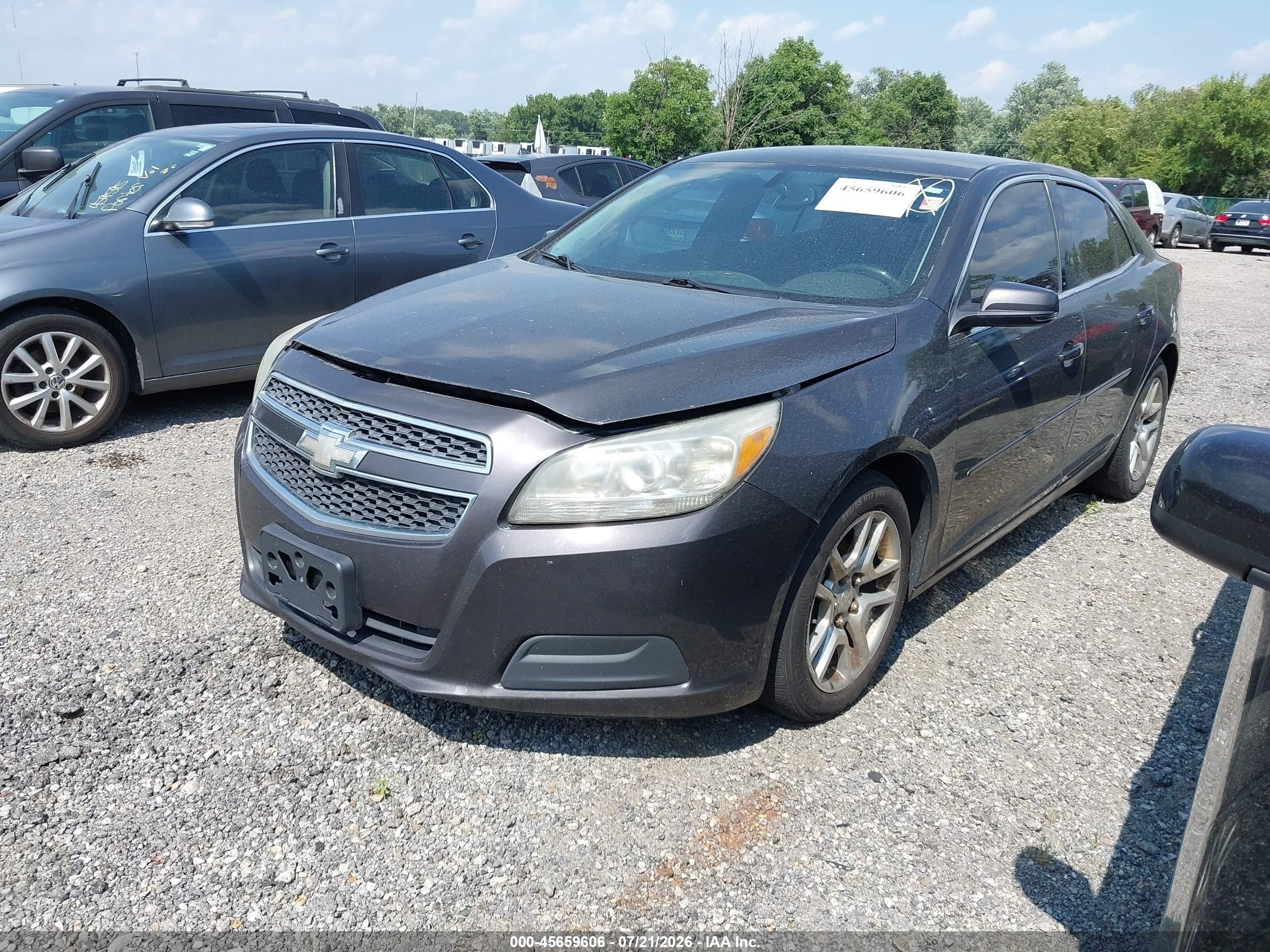 2013 Chevrolet Malibu 1lt Gray vin: 1G11C5SA1DF143081