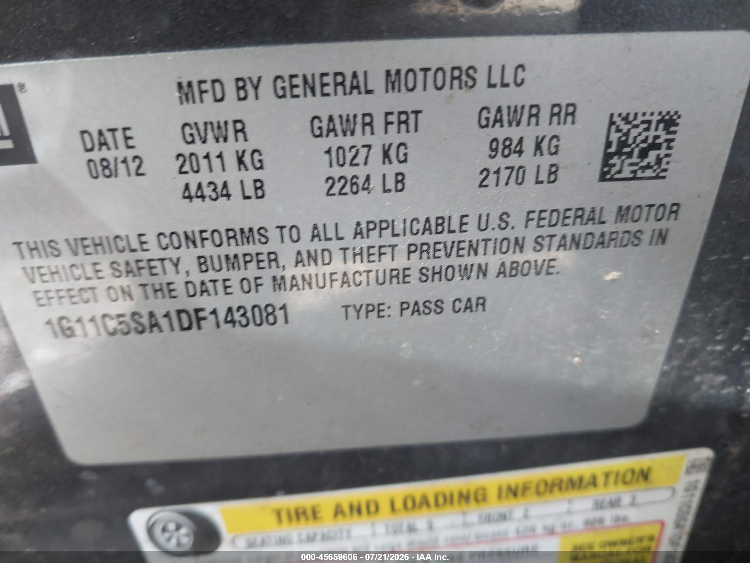 2013 Chevrolet Malibu 1lt Gray vin: 1G11C5SA1DF143081