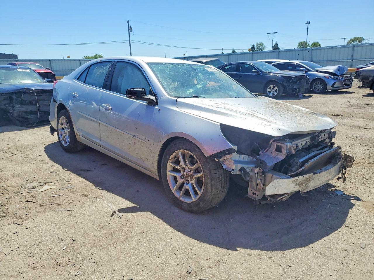 2013 Chevrolet Malibu 1lt Silver vin: 1G11C5SA1DF169180