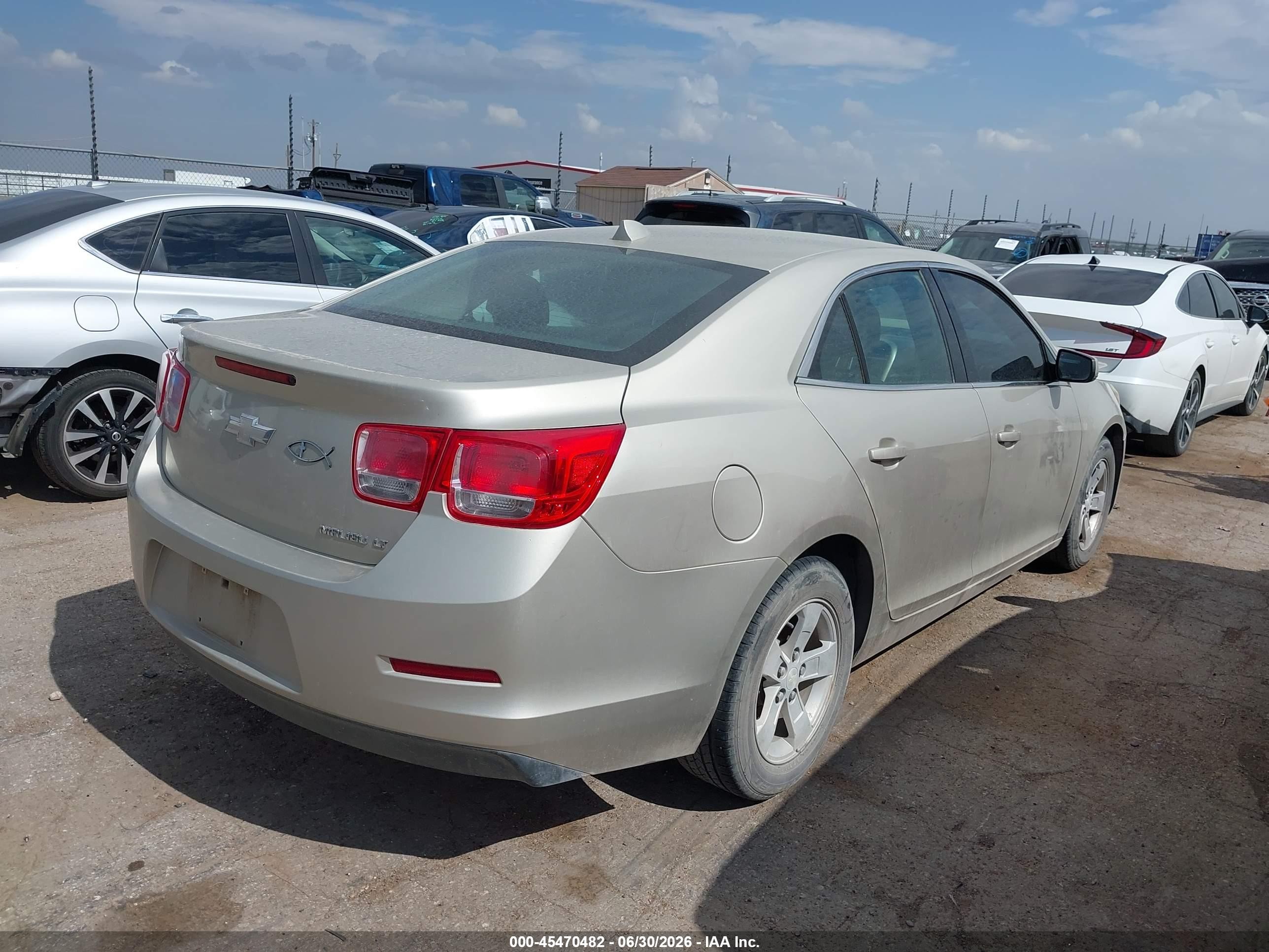 2013 Chevrolet Malibu 1lt Champagne vin: 1G11C5SA1DF202744