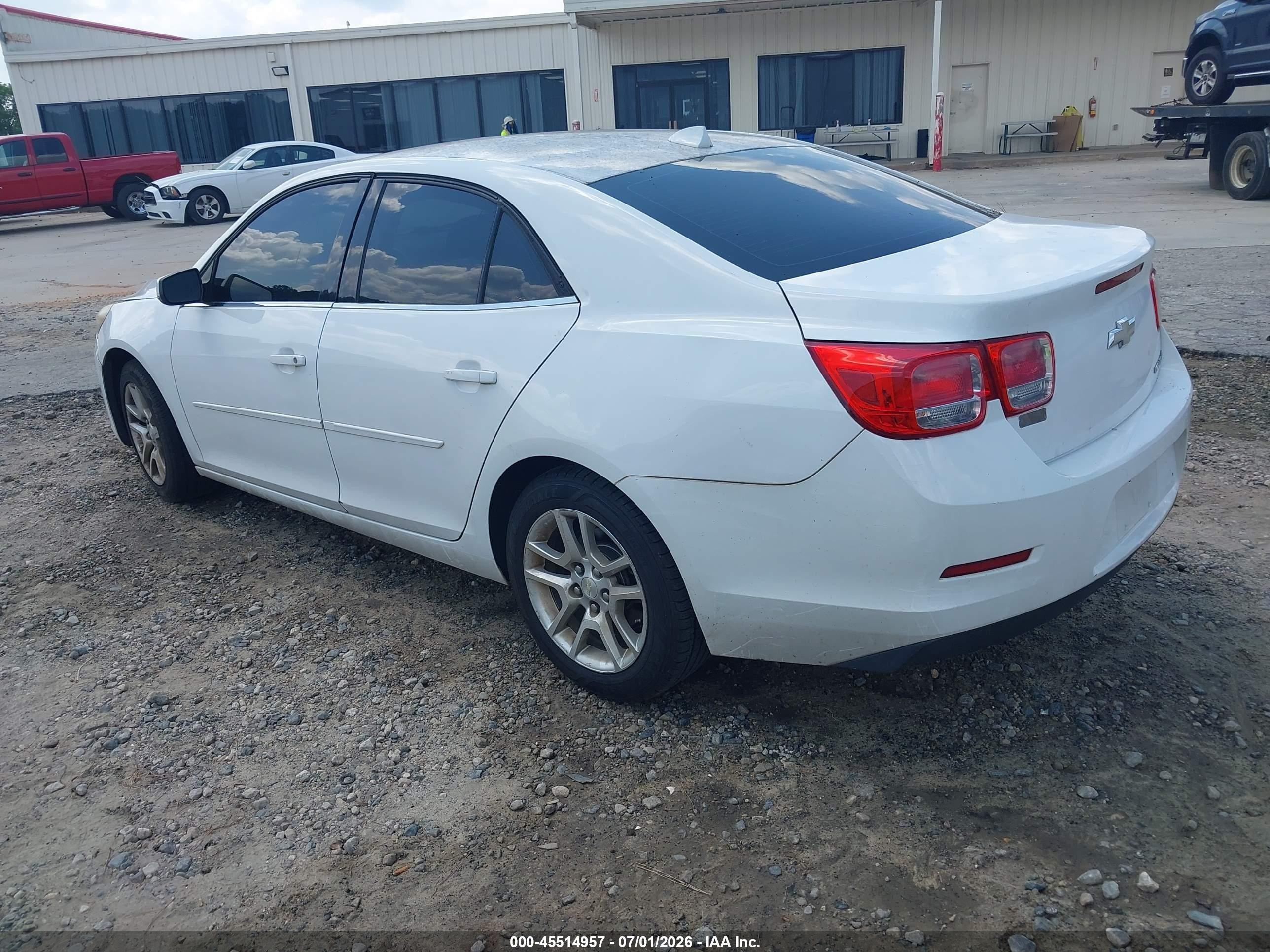 2013 Chevrolet Malibu 1lt White vin: 1G11C5SA1DF232441