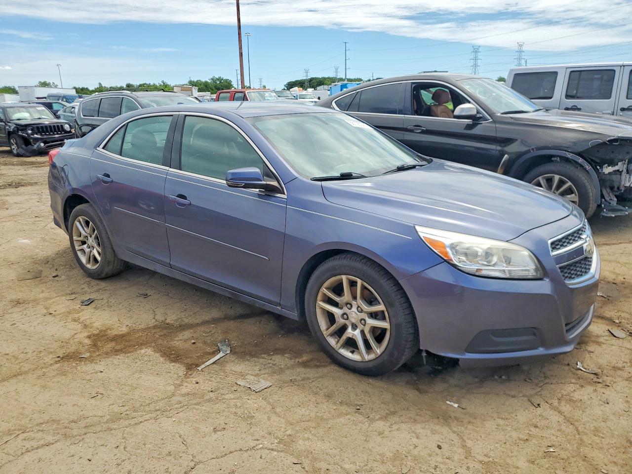 2013 Chevrolet Malibu 1lt Blue vin: 1G11C5SA1DF263057