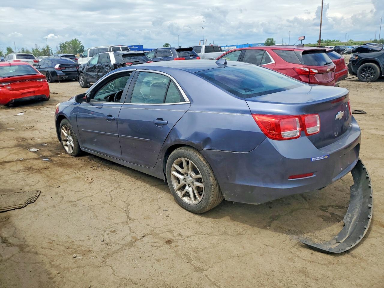 2013 Chevrolet Malibu 1lt Blue vin: 1G11C5SA1DF263057