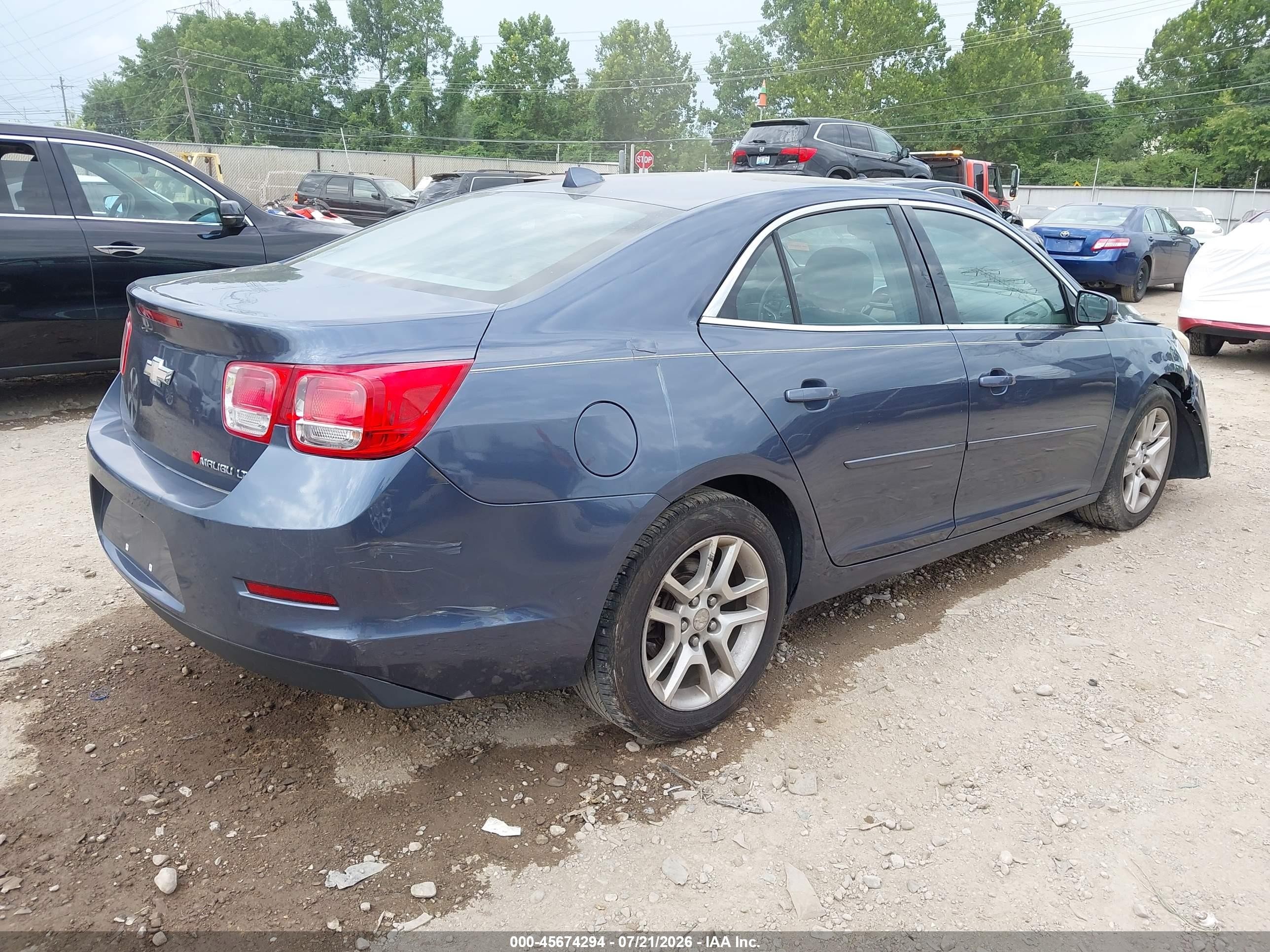 2013 Chevrolet Malibu 1lt Navy vin: 1G11C5SA1DF297080