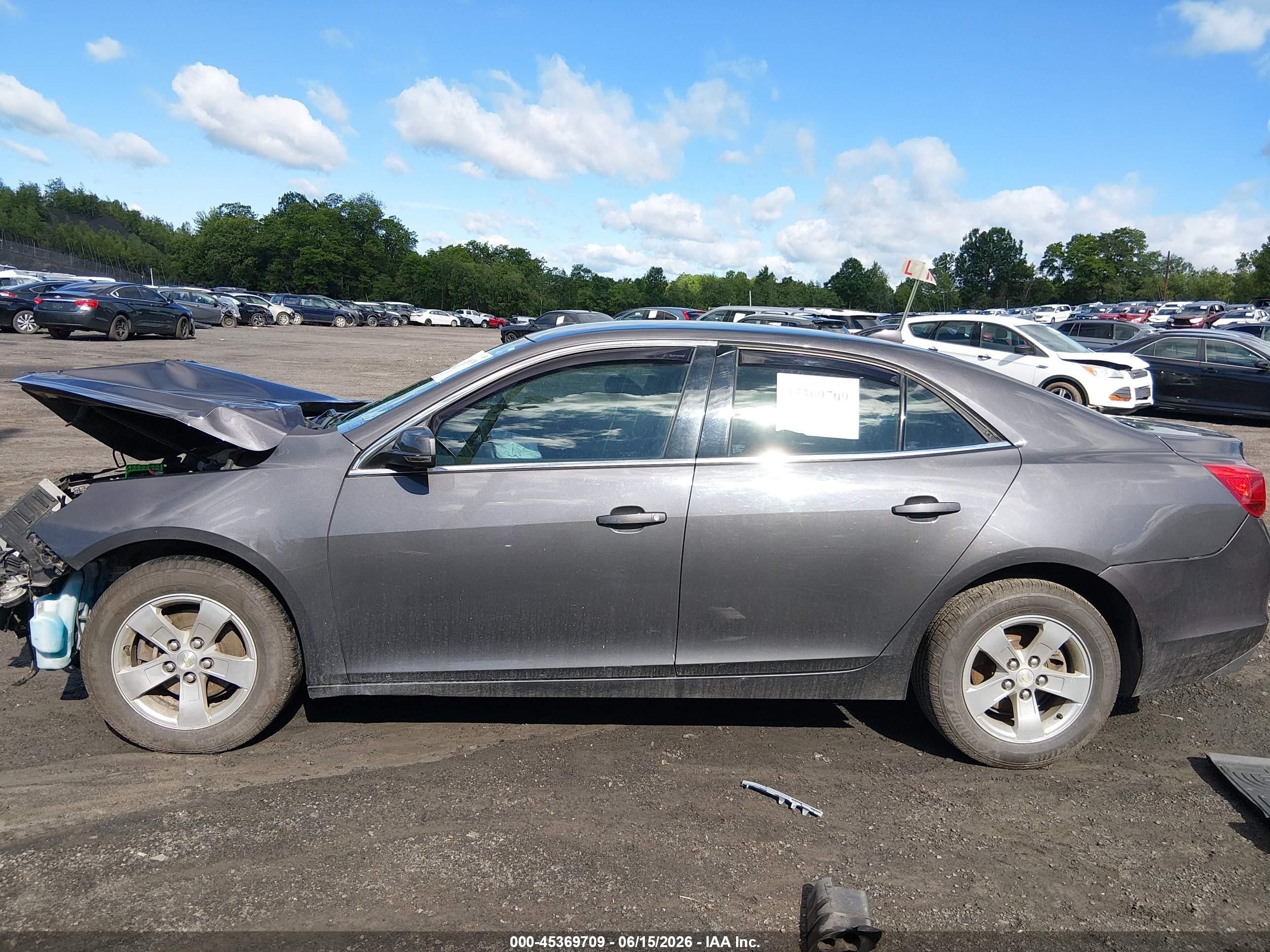 2013 Chevrolet Malibu 1lt Gray vin: 1G11C5SA1DF348612