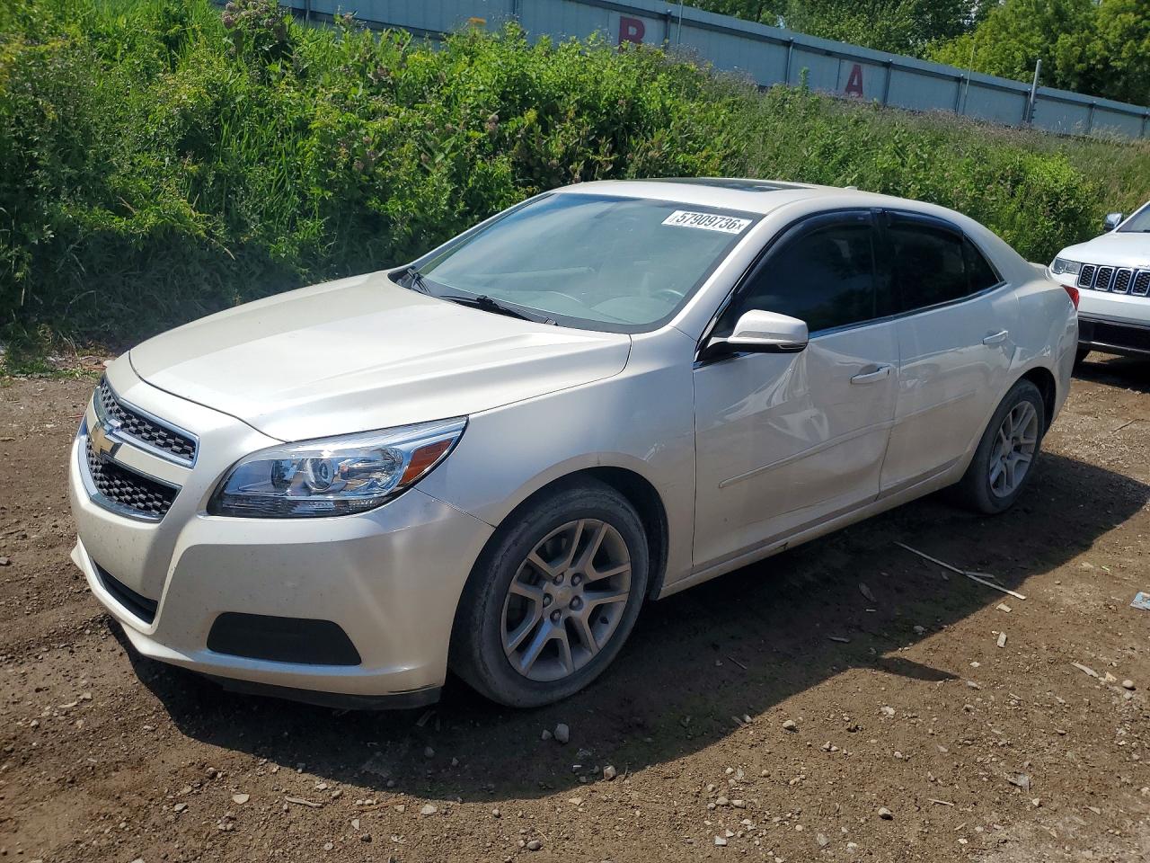 2013 Chevrolet Malibu 1lt White vin: 1G11C5SA1DF354460