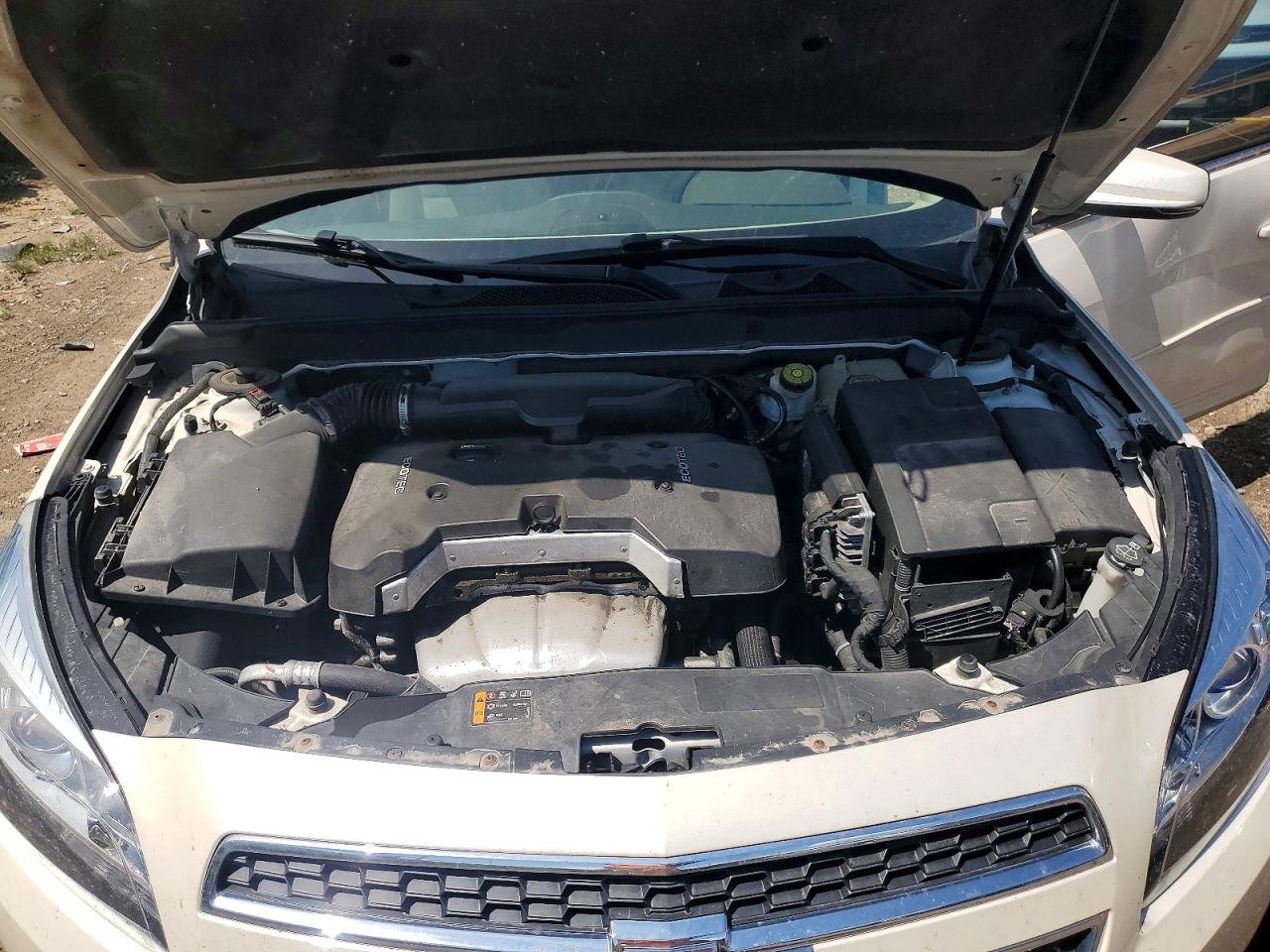 2013 Chevrolet Malibu 1lt White vin: 1G11C5SA1DF354460