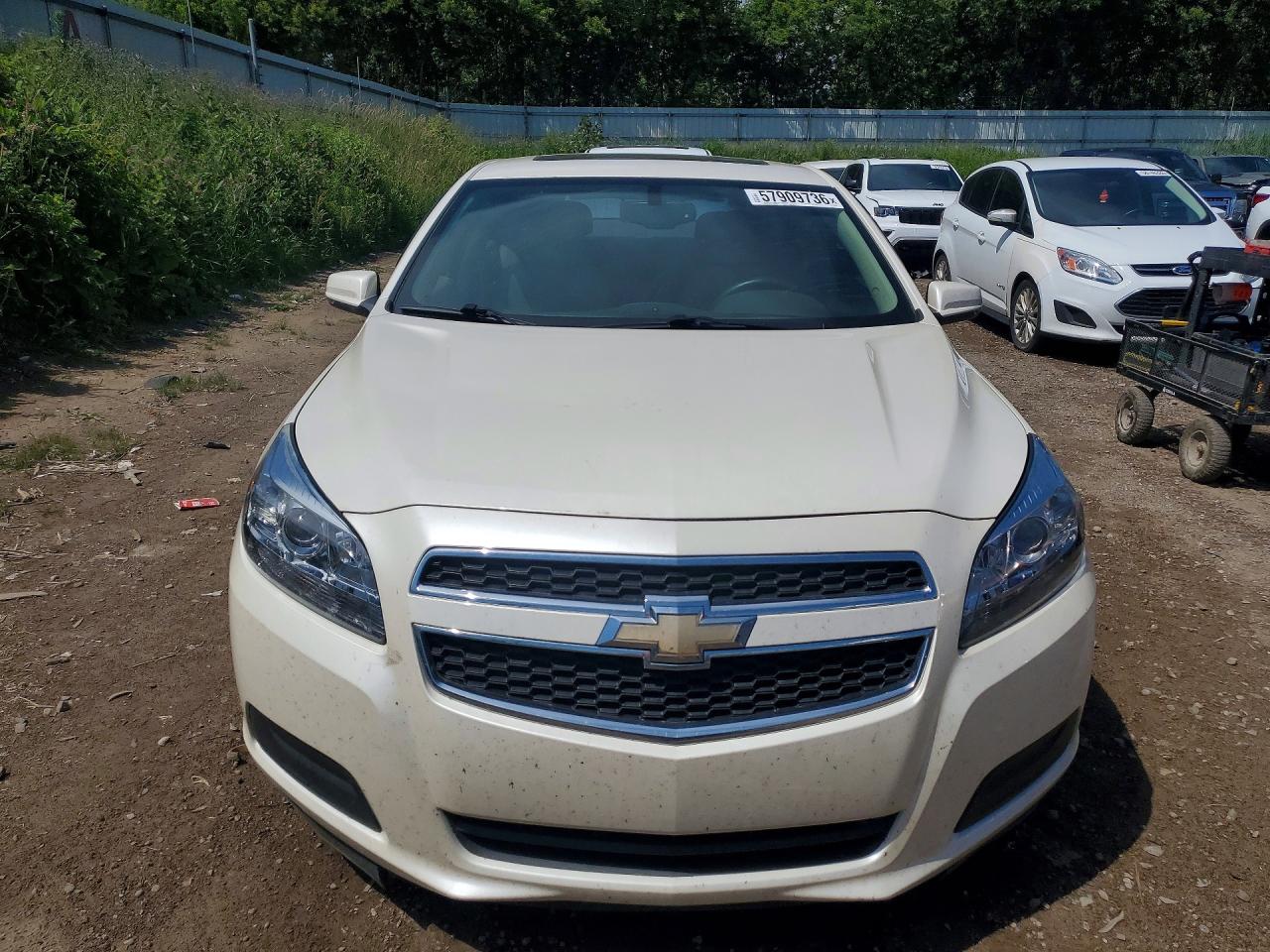 2013 Chevrolet Malibu 1lt White vin: 1G11C5SA1DF354460