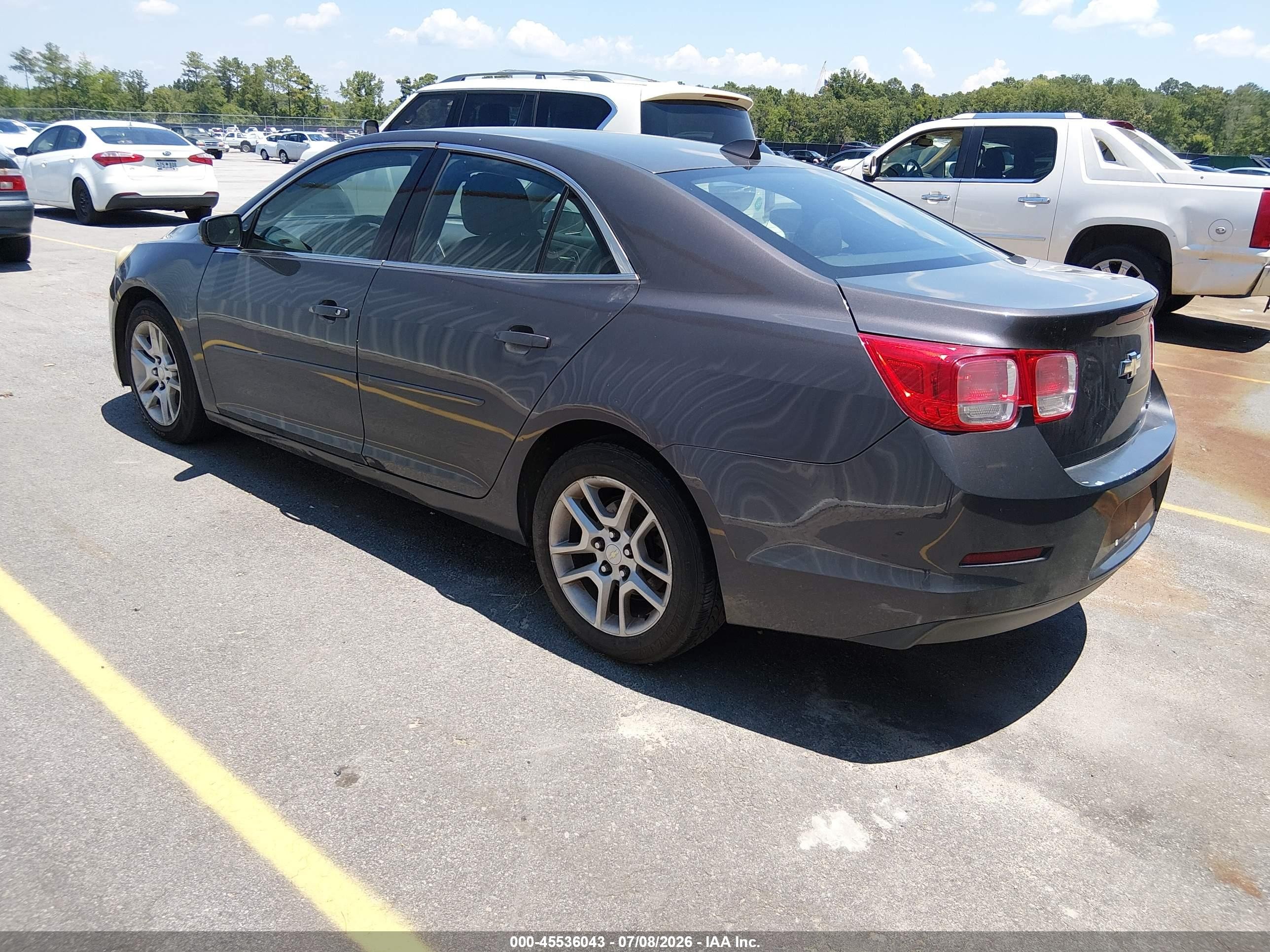 2013 Chevrolet Malibu 1lt Gray vin: 1G11C5SA2DF133269