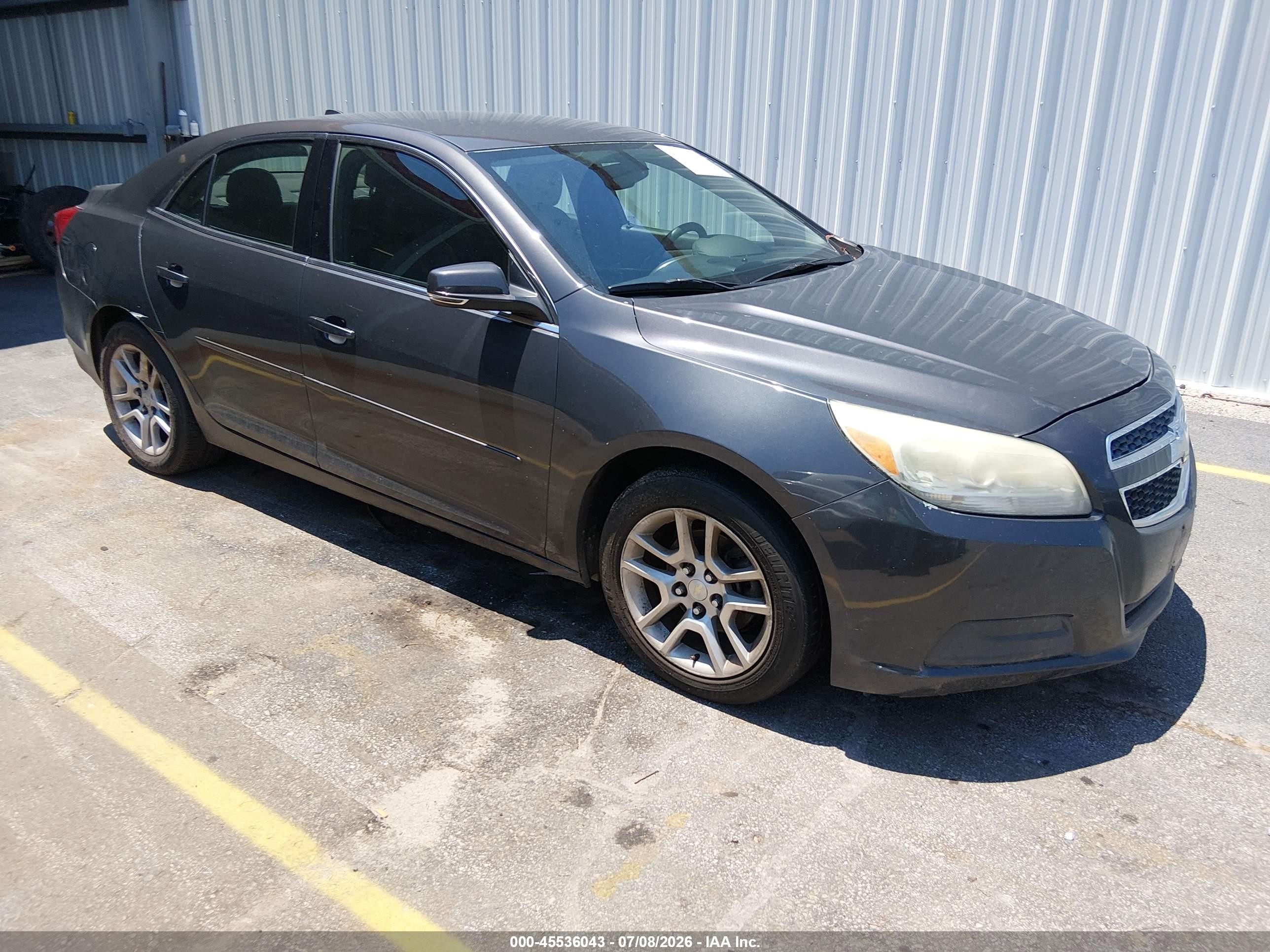 2013 Chevrolet Malibu 1lt Gray vin: 1G11C5SA2DF133269