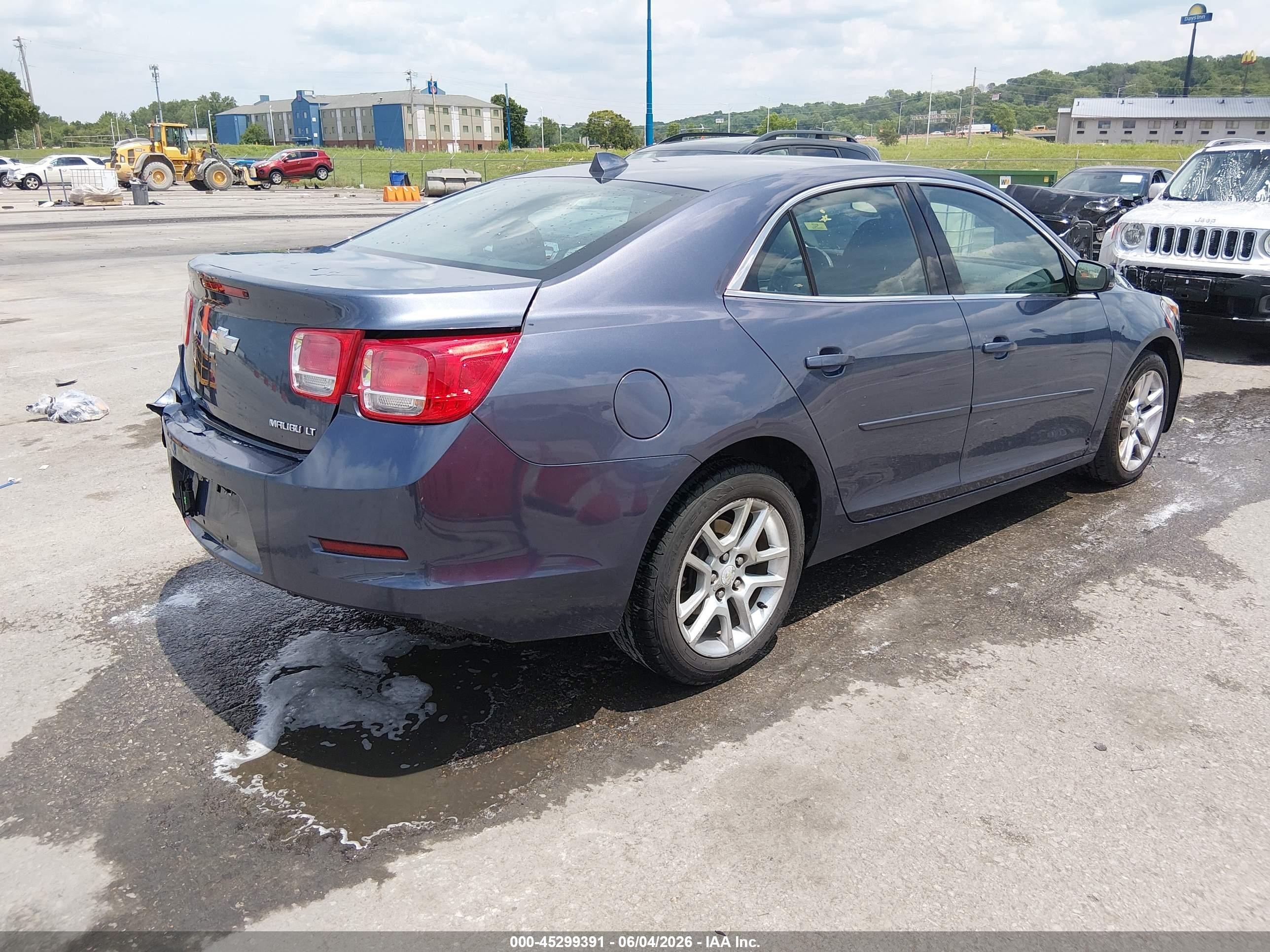 2013 Chevrolet Malibu 1lt Blue vin: 1G11C5SA2DF165641