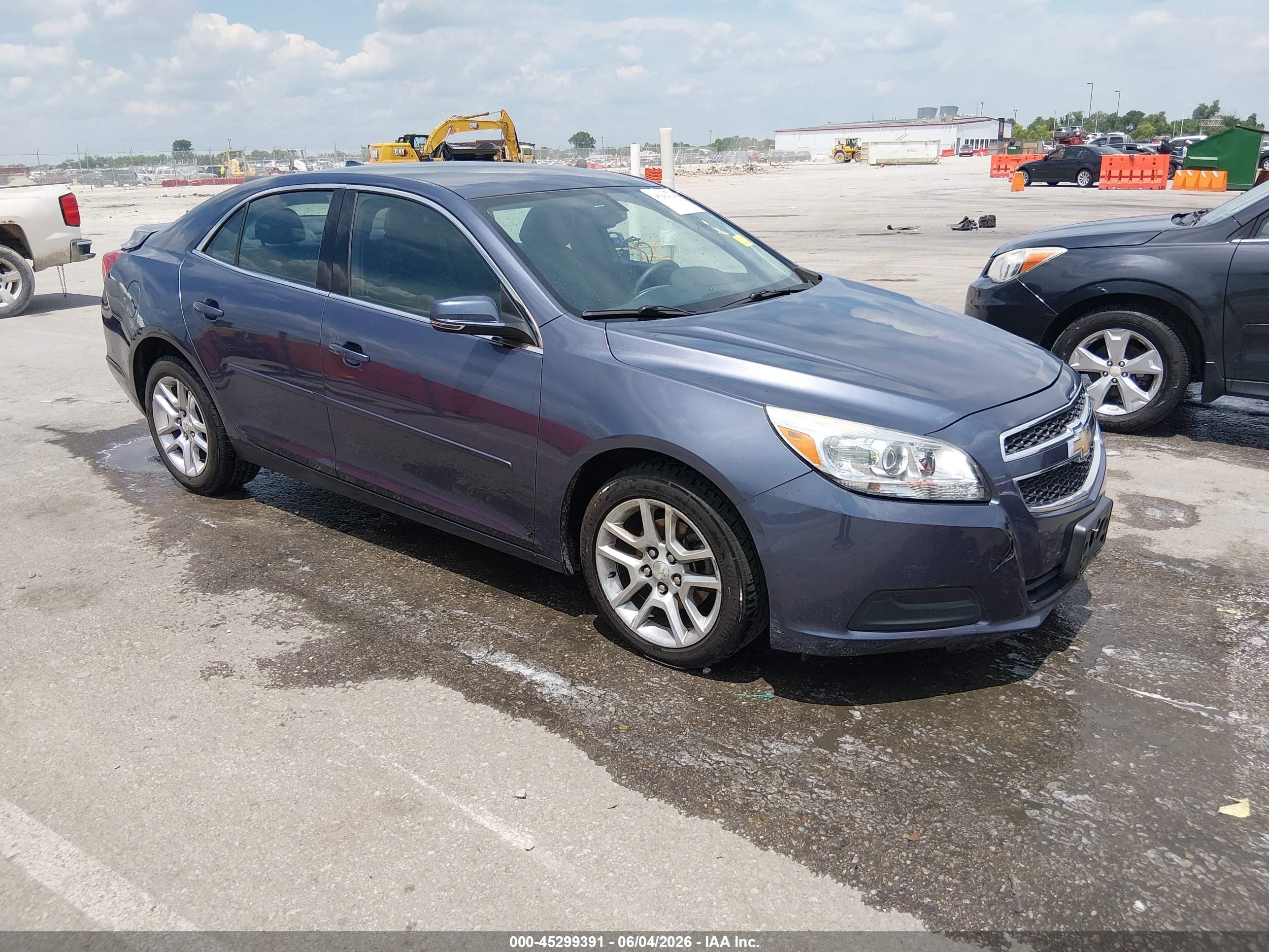 2013 Chevrolet Malibu 1lt Blue vin: 1G11C5SA2DF165641