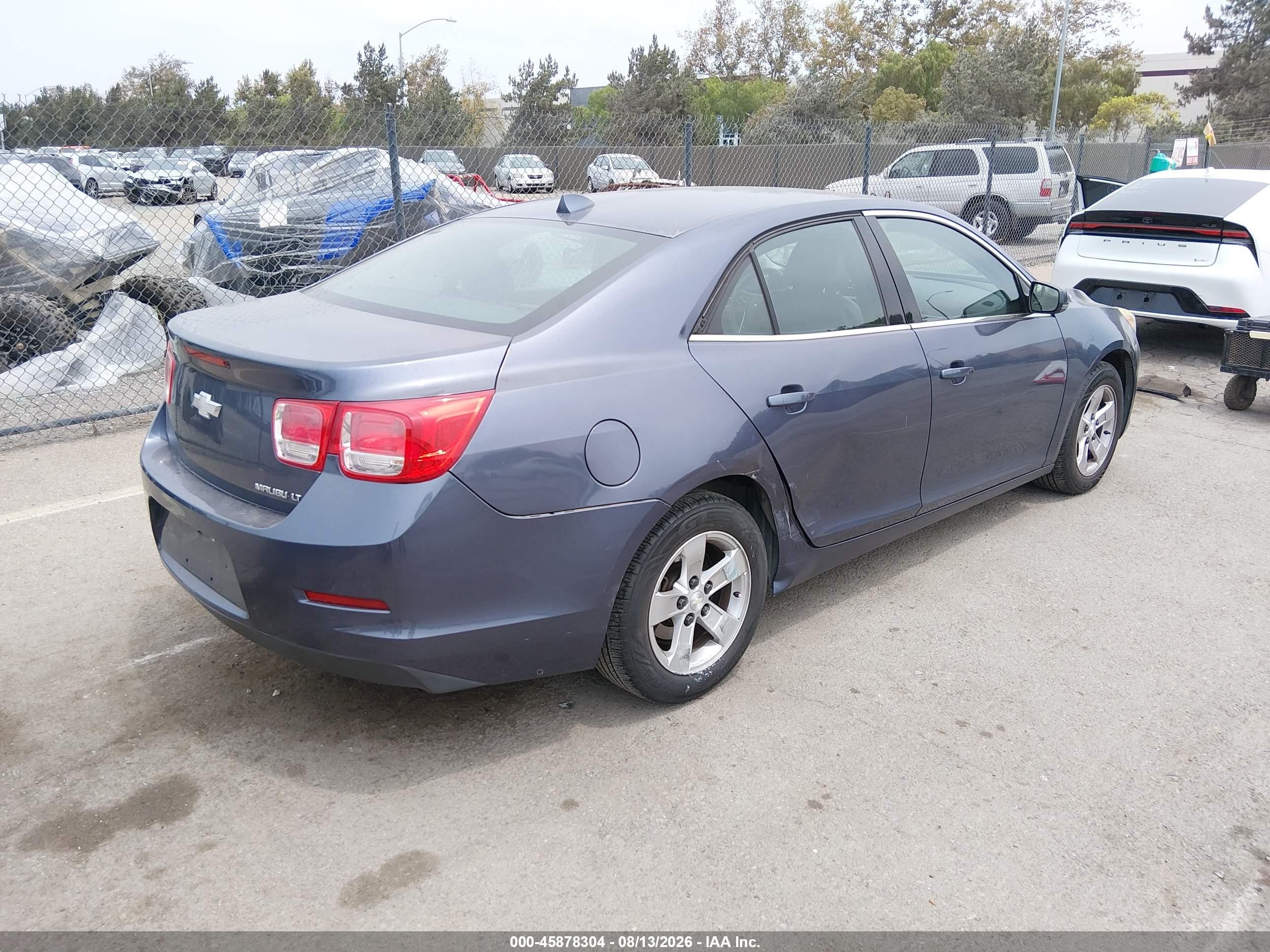 2013 Chevrolet Malibu 1lt Dark Blue vin: 1G11C5SA2DF184707