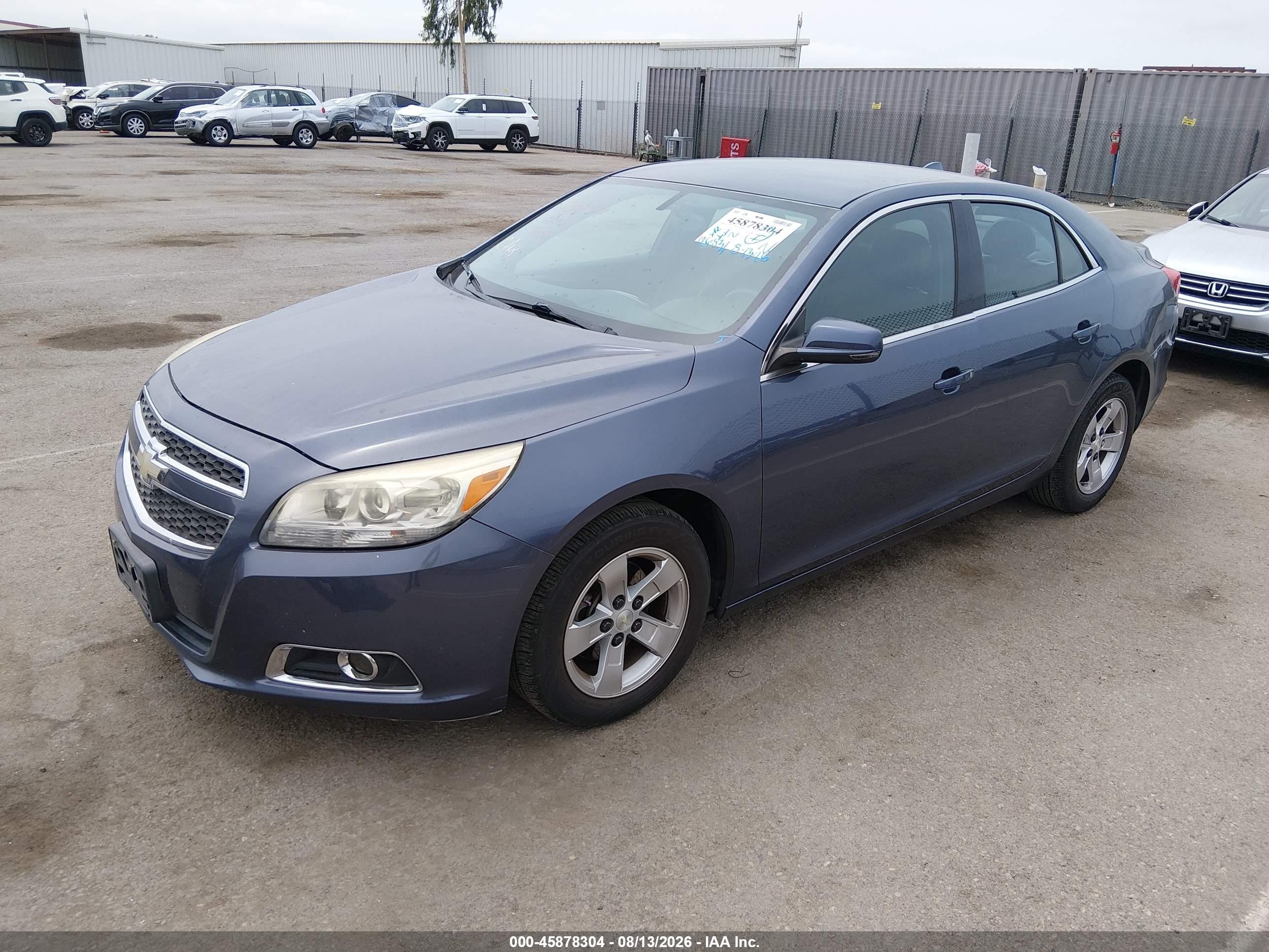 2013 Chevrolet Malibu 1lt Dark Blue vin: 1G11C5SA2DF184707