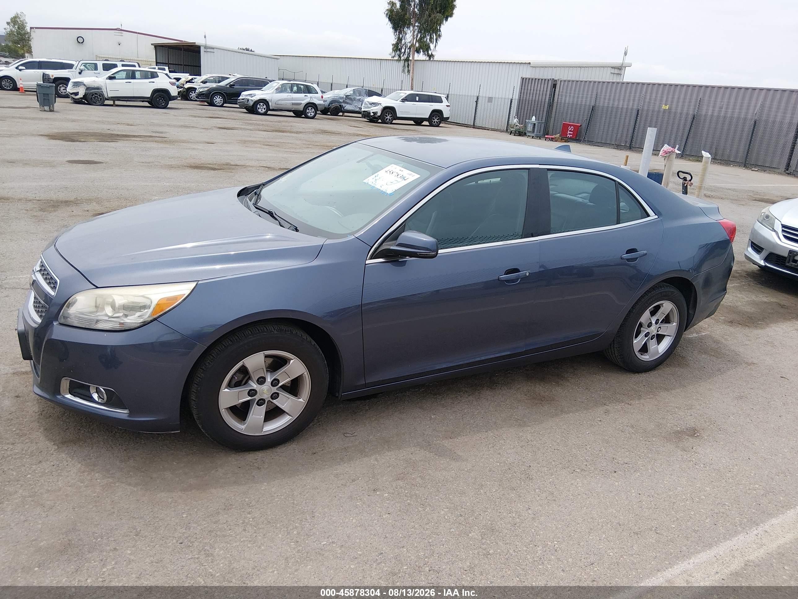 2013 Chevrolet Malibu 1lt Dark Blue vin: 1G11C5SA2DF184707