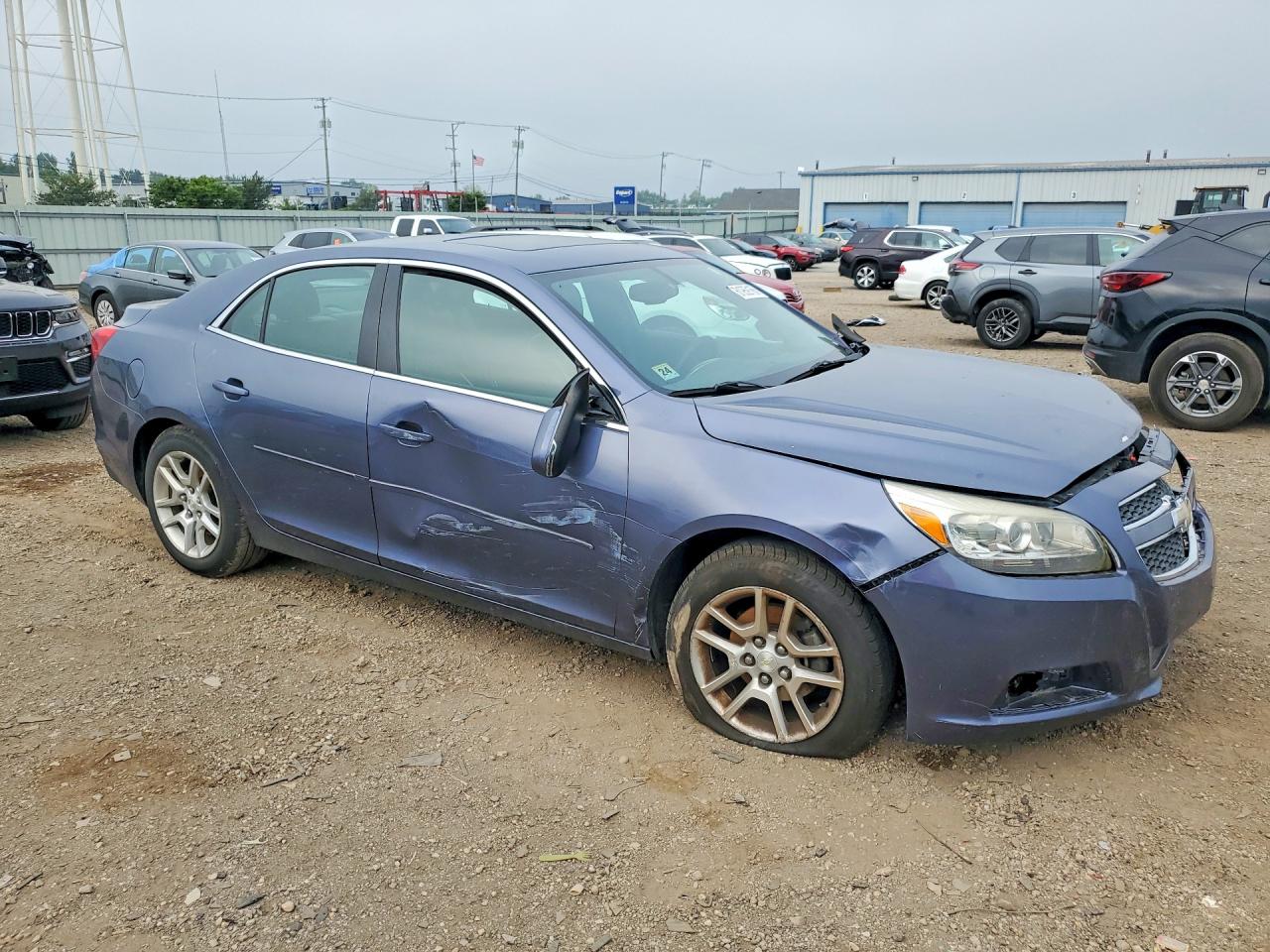 2013 Chevrolet Malibu 1lt Blue vin: 1G11C5SA2DF235994