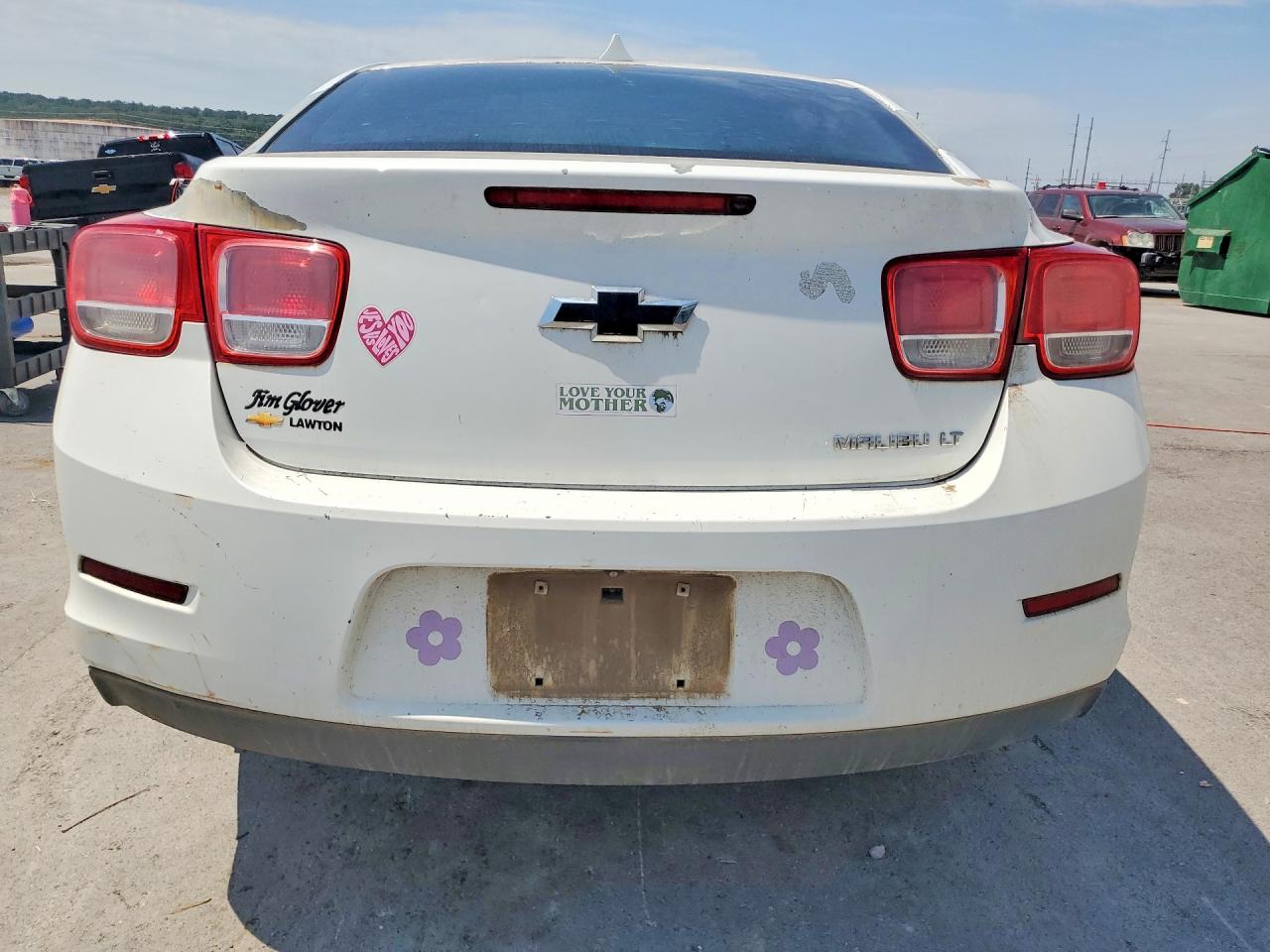 2013 Chevrolet Malibu 1lt White vin: 1G11C5SA2DF318793
