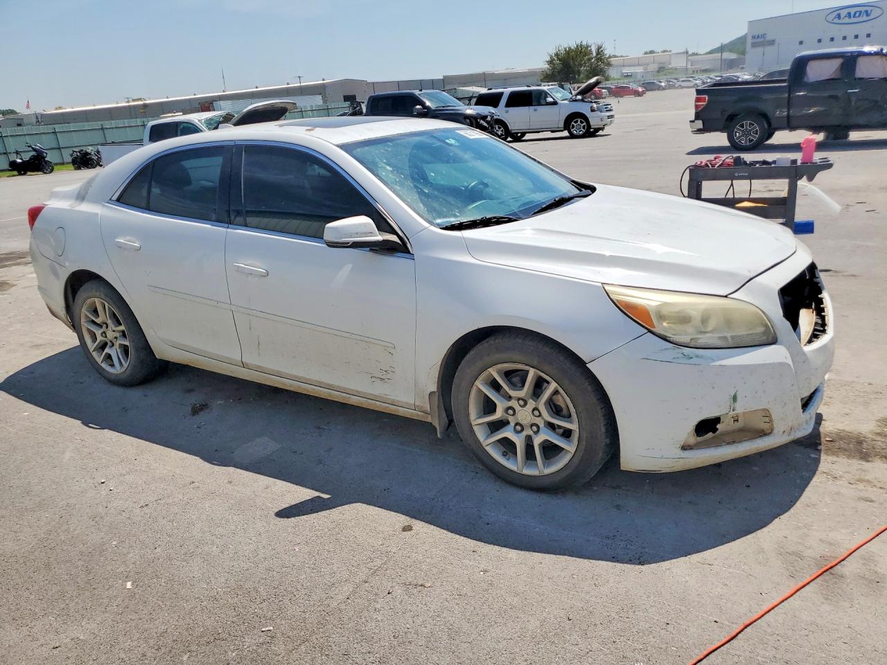 2013 Chevrolet Malibu 1lt White vin: 1G11C5SA2DF318793
