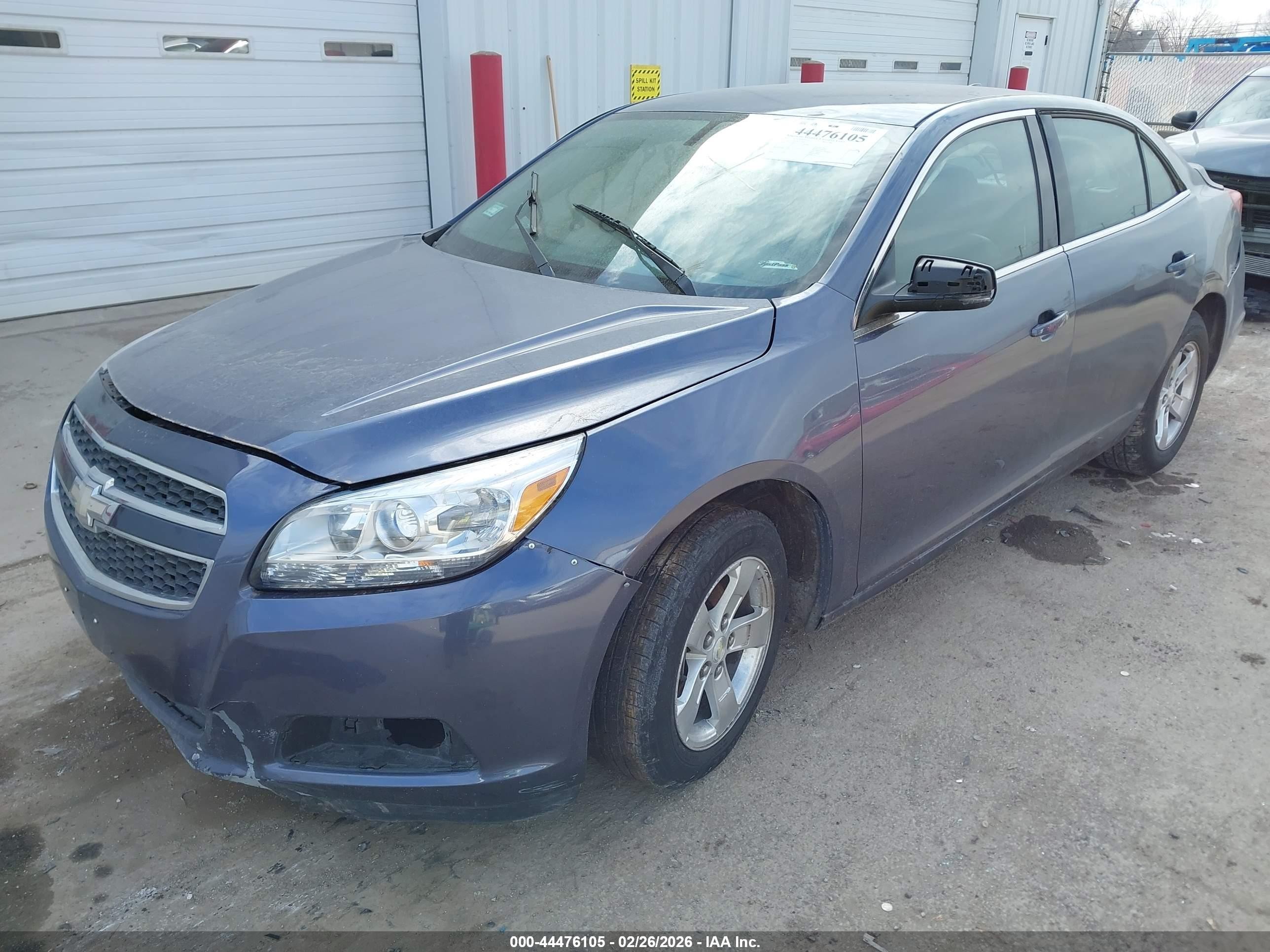 2013 Chevrolet Malibu 1lt Blue vin: 1G11C5SA2DF327459