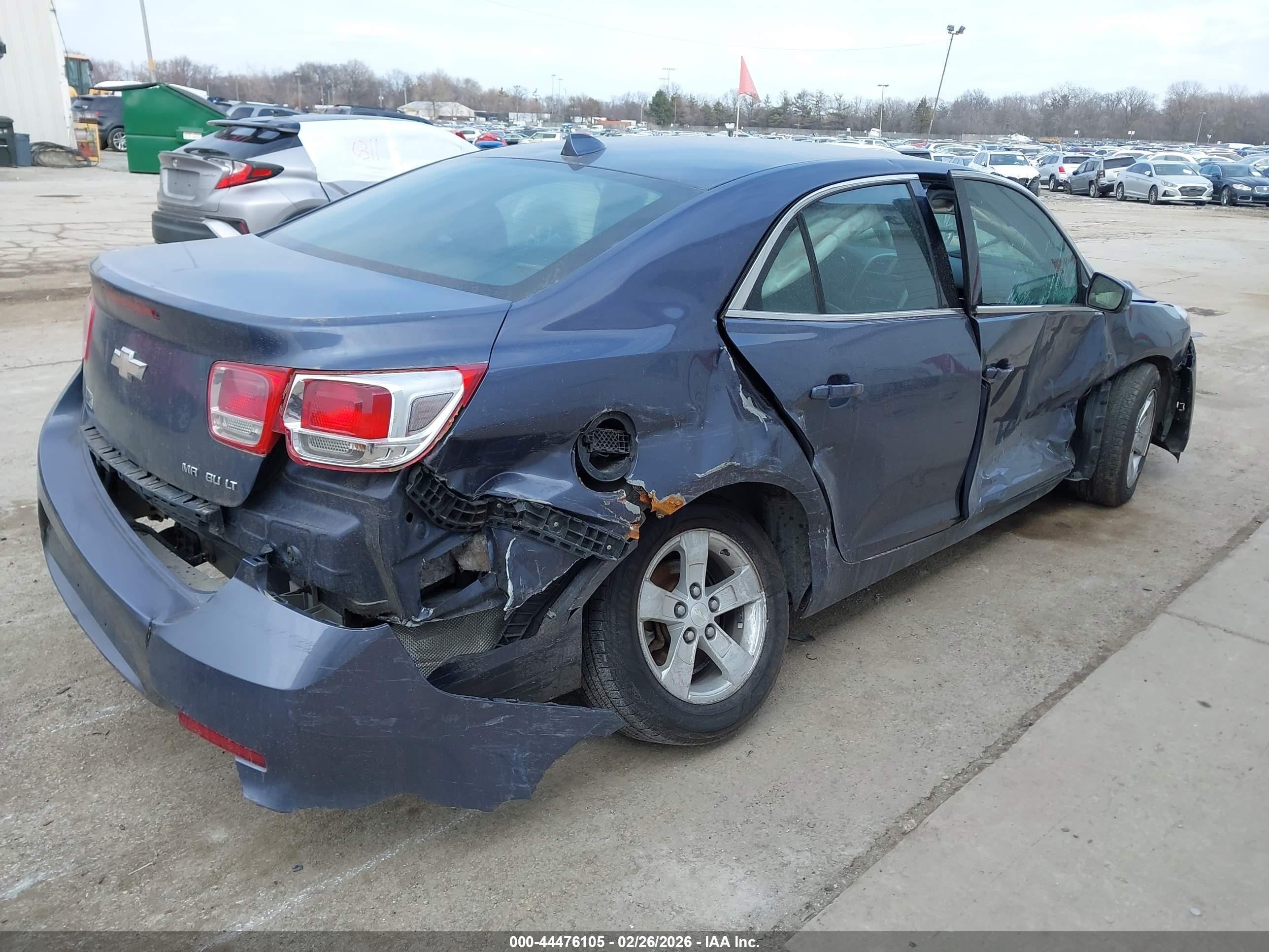 2013 Chevrolet Malibu 1lt Blue vin: 1G11C5SA2DF327459