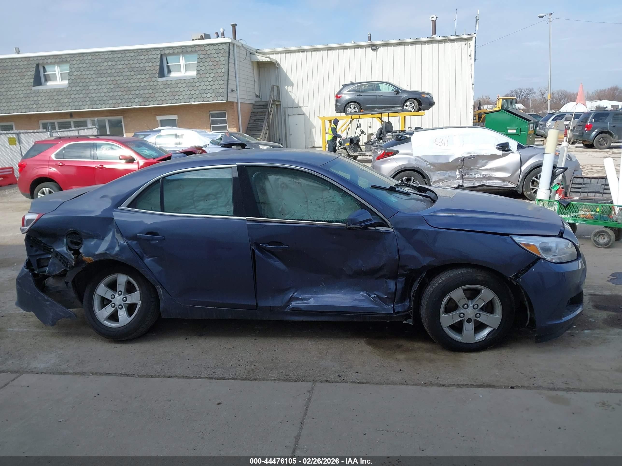 2013 Chevrolet Malibu 1lt Blue vin: 1G11C5SA2DF327459