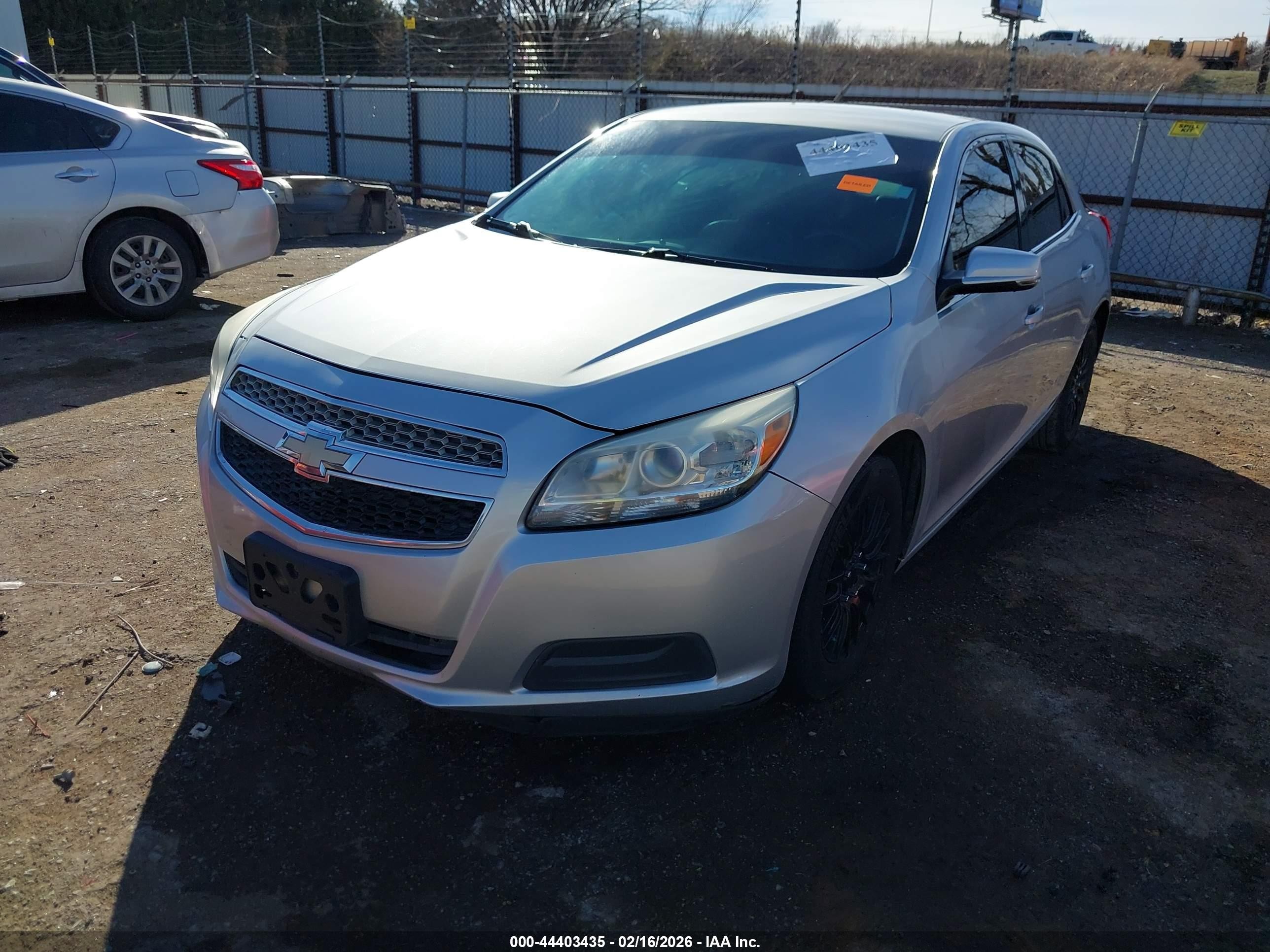 2013 Chevrolet Malibu 1lt Silver vin: 1G11C5SA2DF327591