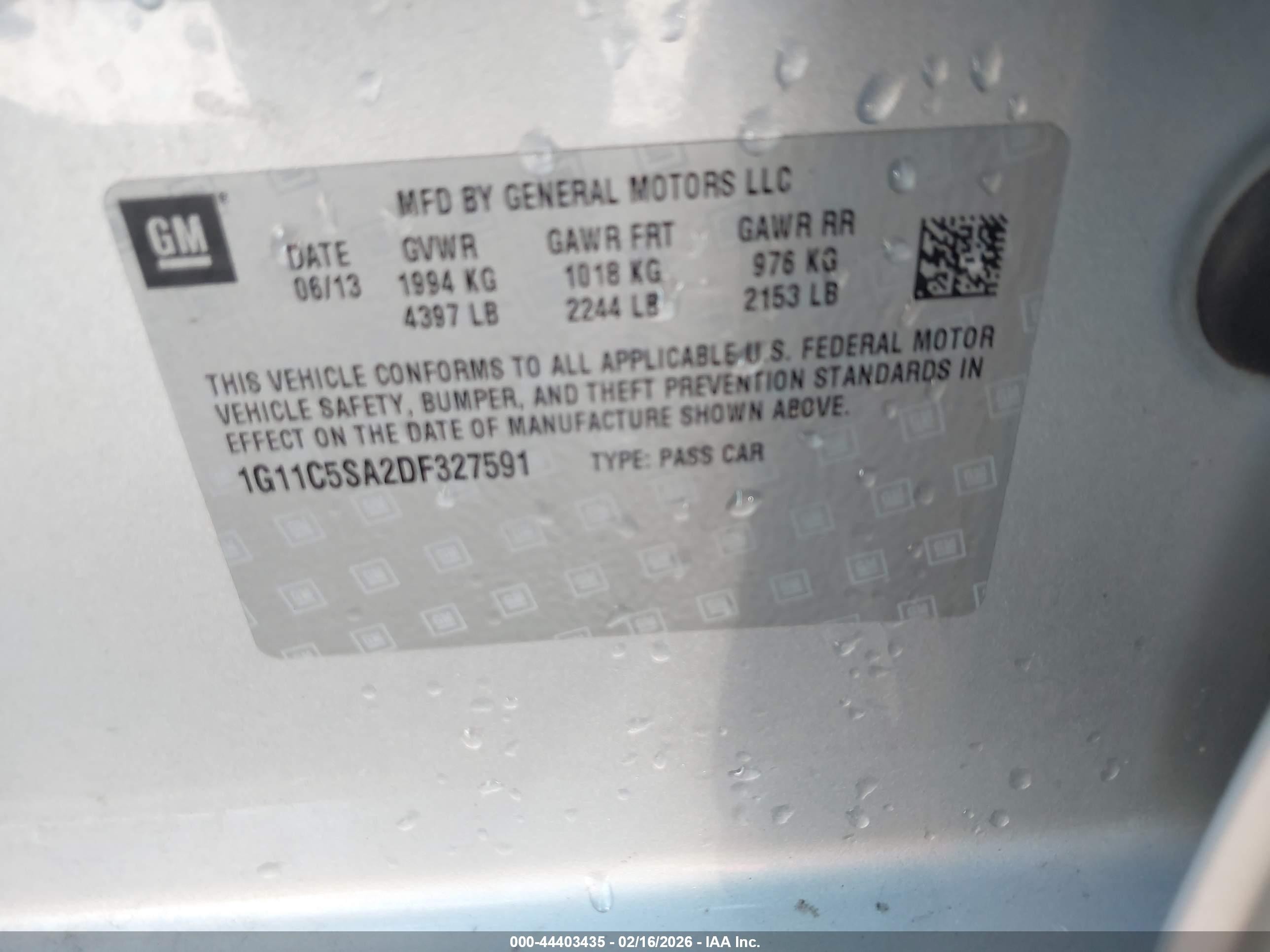 2013 Chevrolet Malibu 1lt Silver vin: 1G11C5SA2DF327591