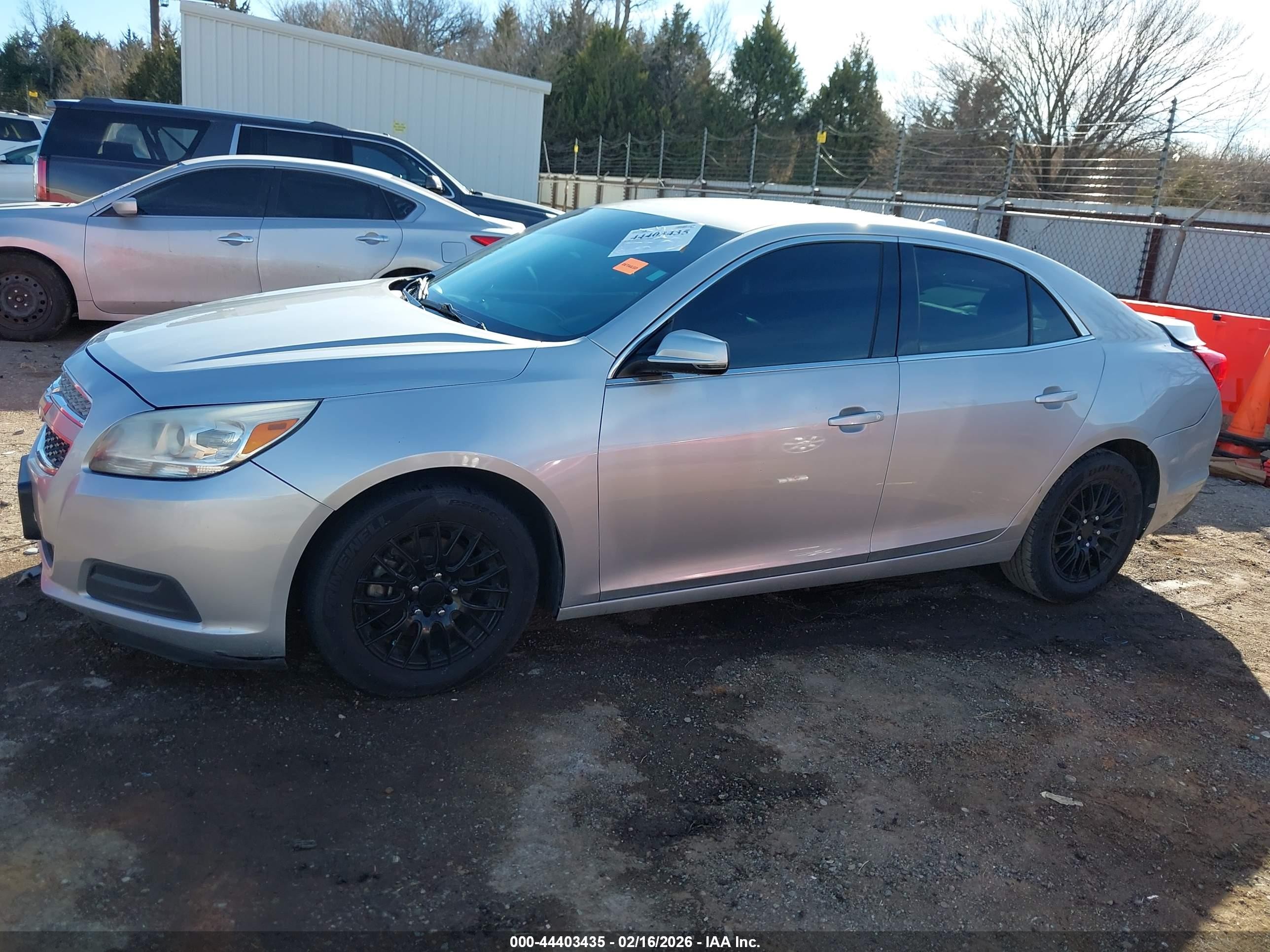 2013 Chevrolet Malibu 1lt Silver vin: 1G11C5SA2DF327591