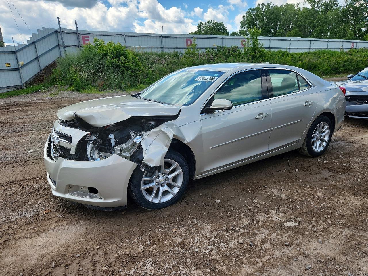 2013 Chevrolet Malibu 1lt Cream vin: 1G11C5SA2DF330751