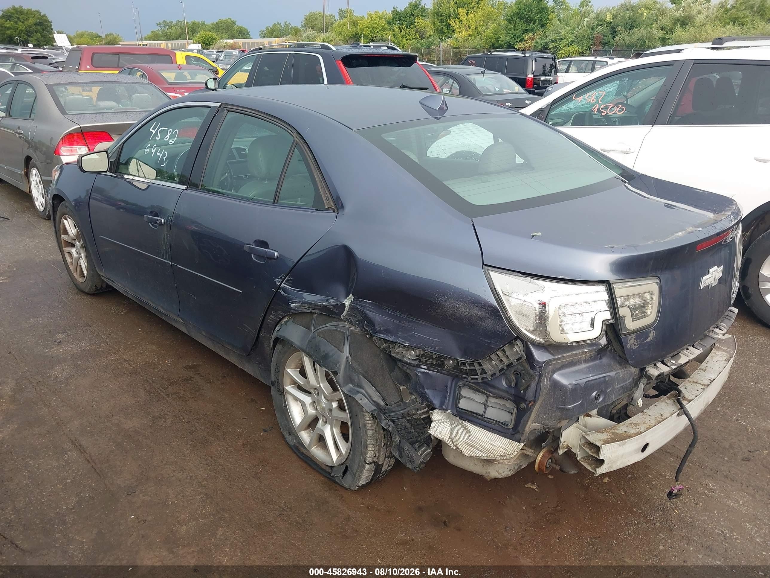 2013 Chevrolet Malibu 1lt Light Blue vin: 1G11C5SA2DF341863