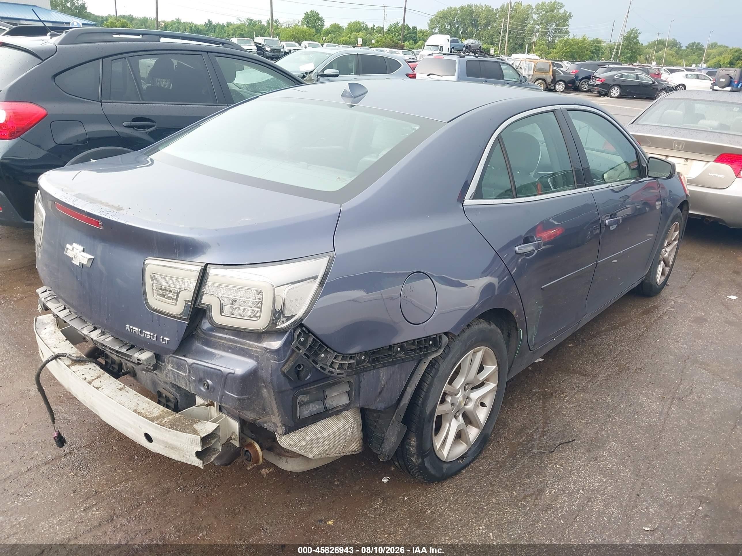 2013 Chevrolet Malibu 1lt Light Blue vin: 1G11C5SA2DF341863