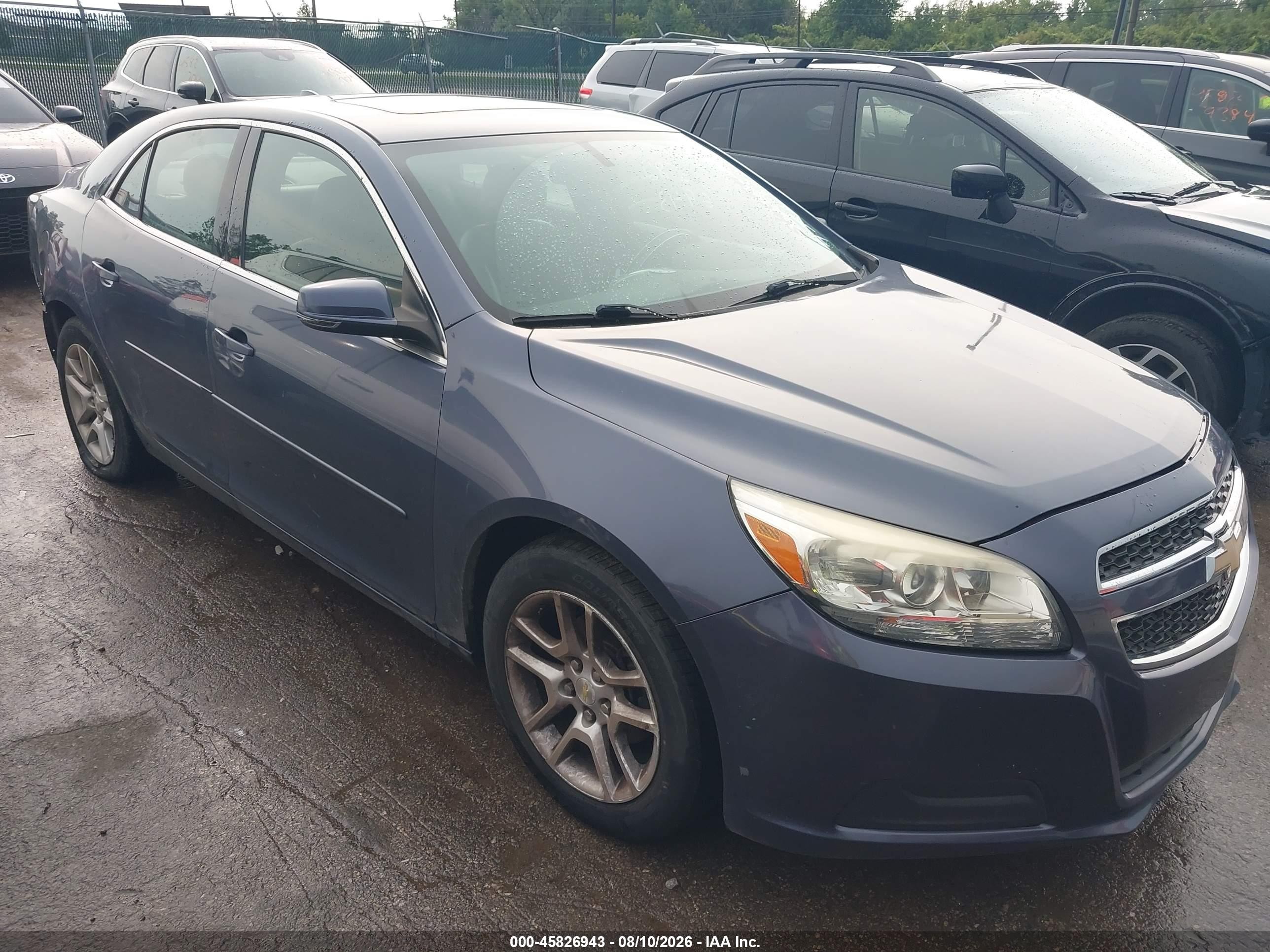 2013 Chevrolet Malibu 1lt Light Blue vin: 1G11C5SA2DF341863