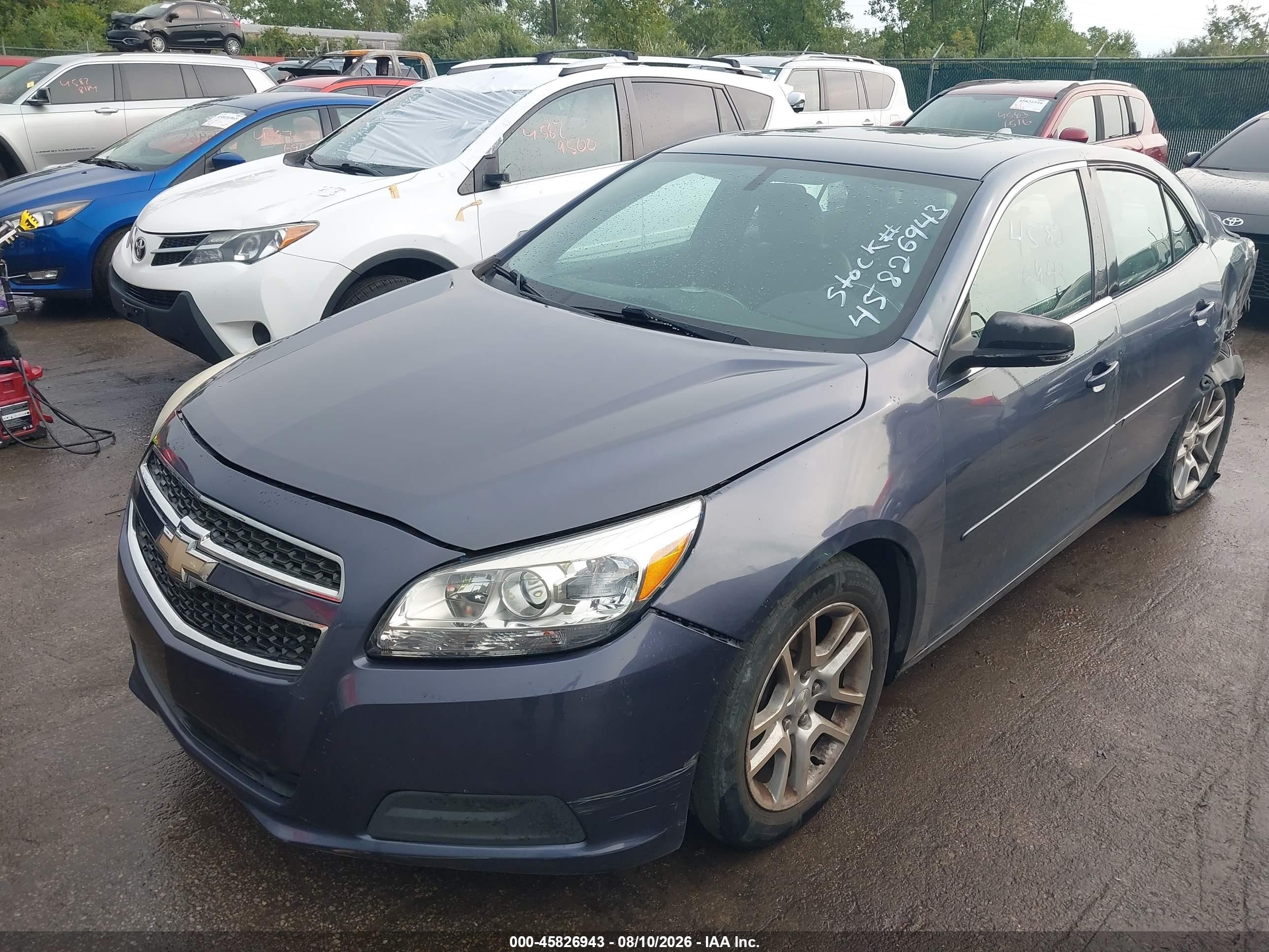 2013 Chevrolet Malibu 1lt Light Blue vin: 1G11C5SA2DF341863