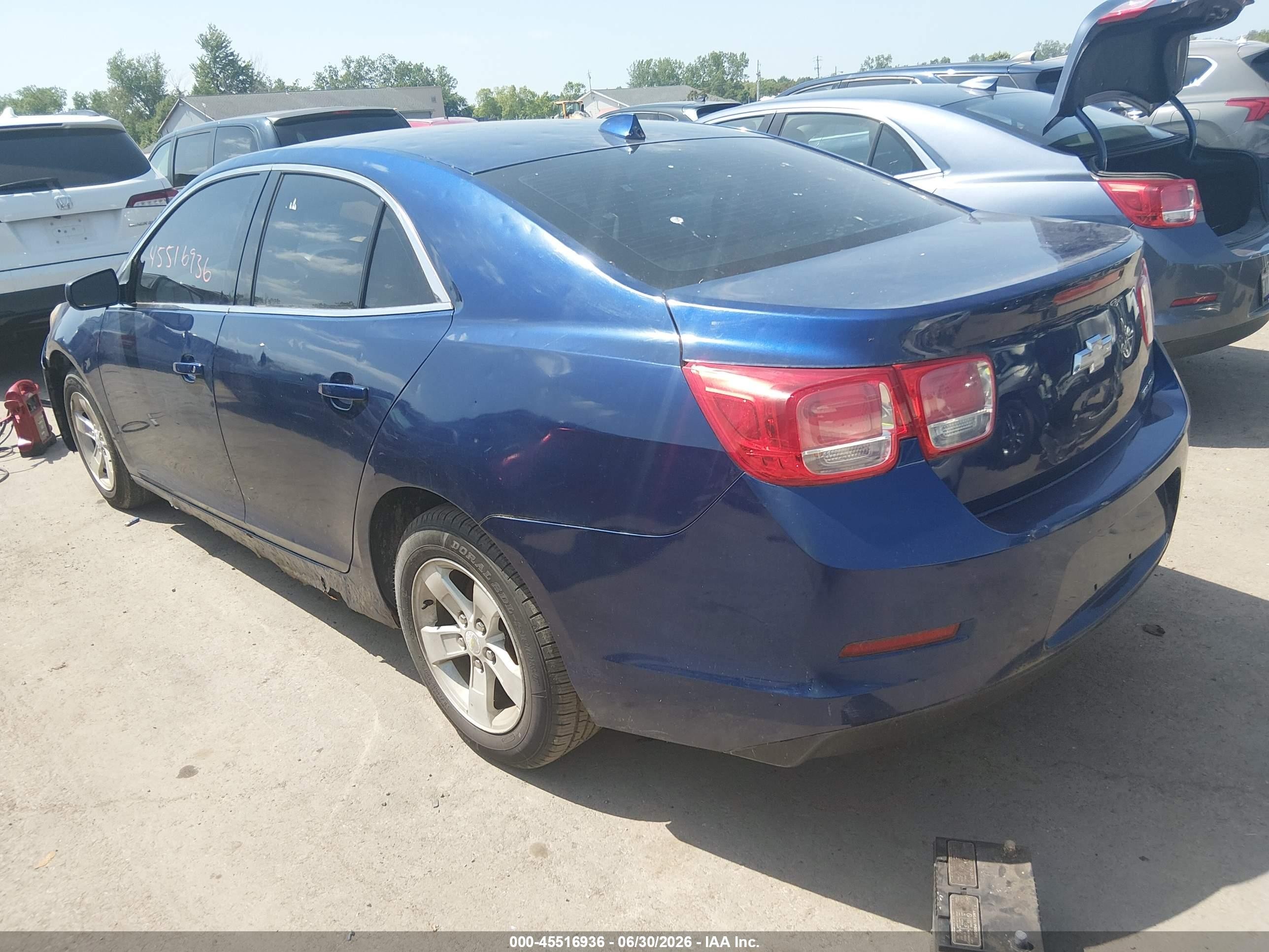 2013 Chevrolet Malibu 1lt Blue vin: 1G11C5SA2DU117228