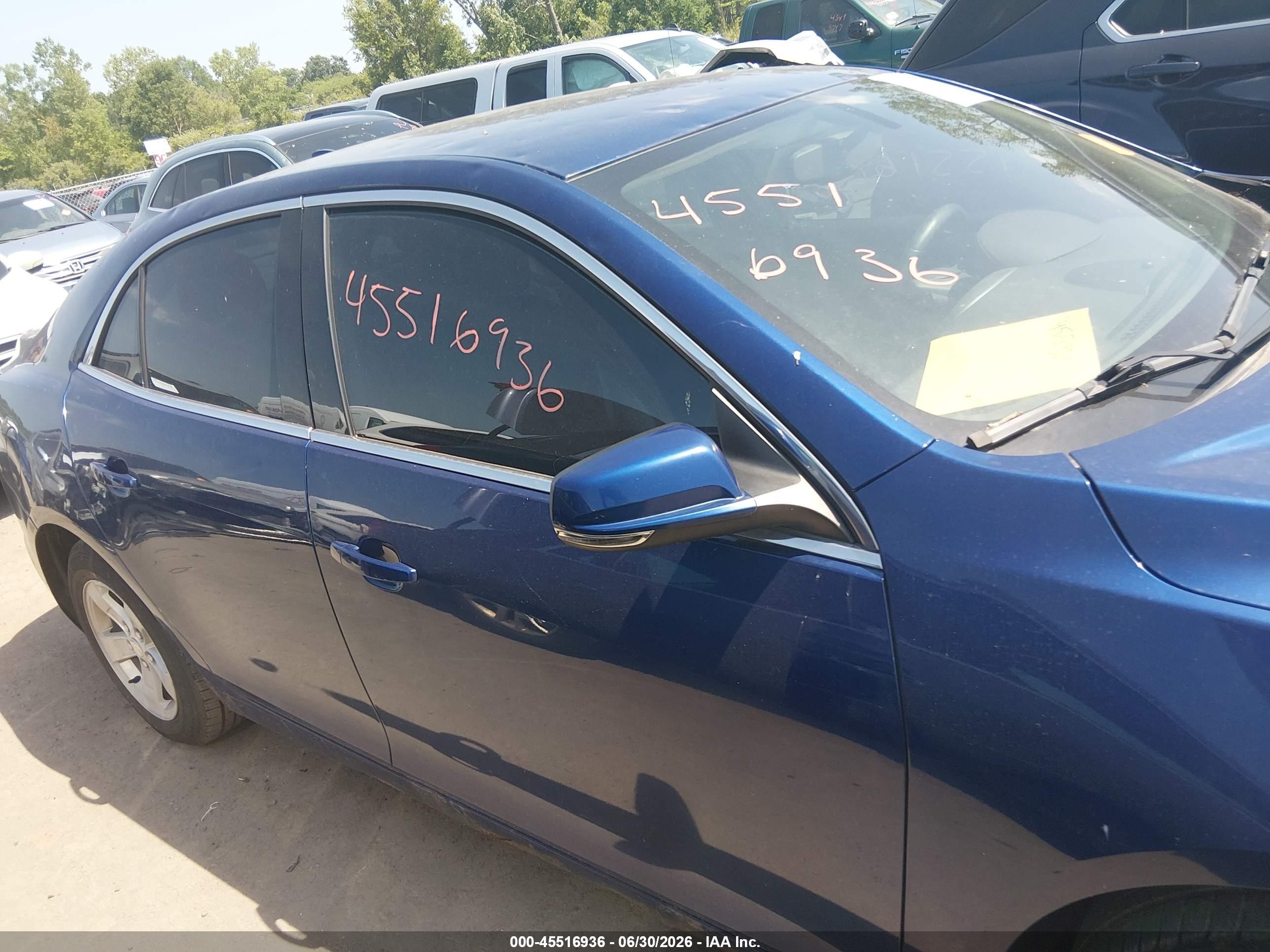 2013 Chevrolet Malibu 1lt Blue vin: 1G11C5SA2DU117228