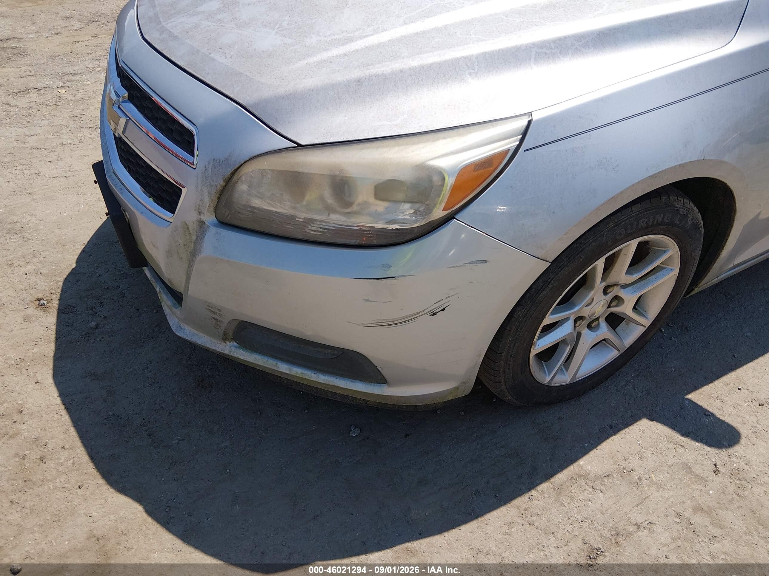 2013 Chevrolet Malibu 1lt Silver vin: 1G11C5SA3DF215897