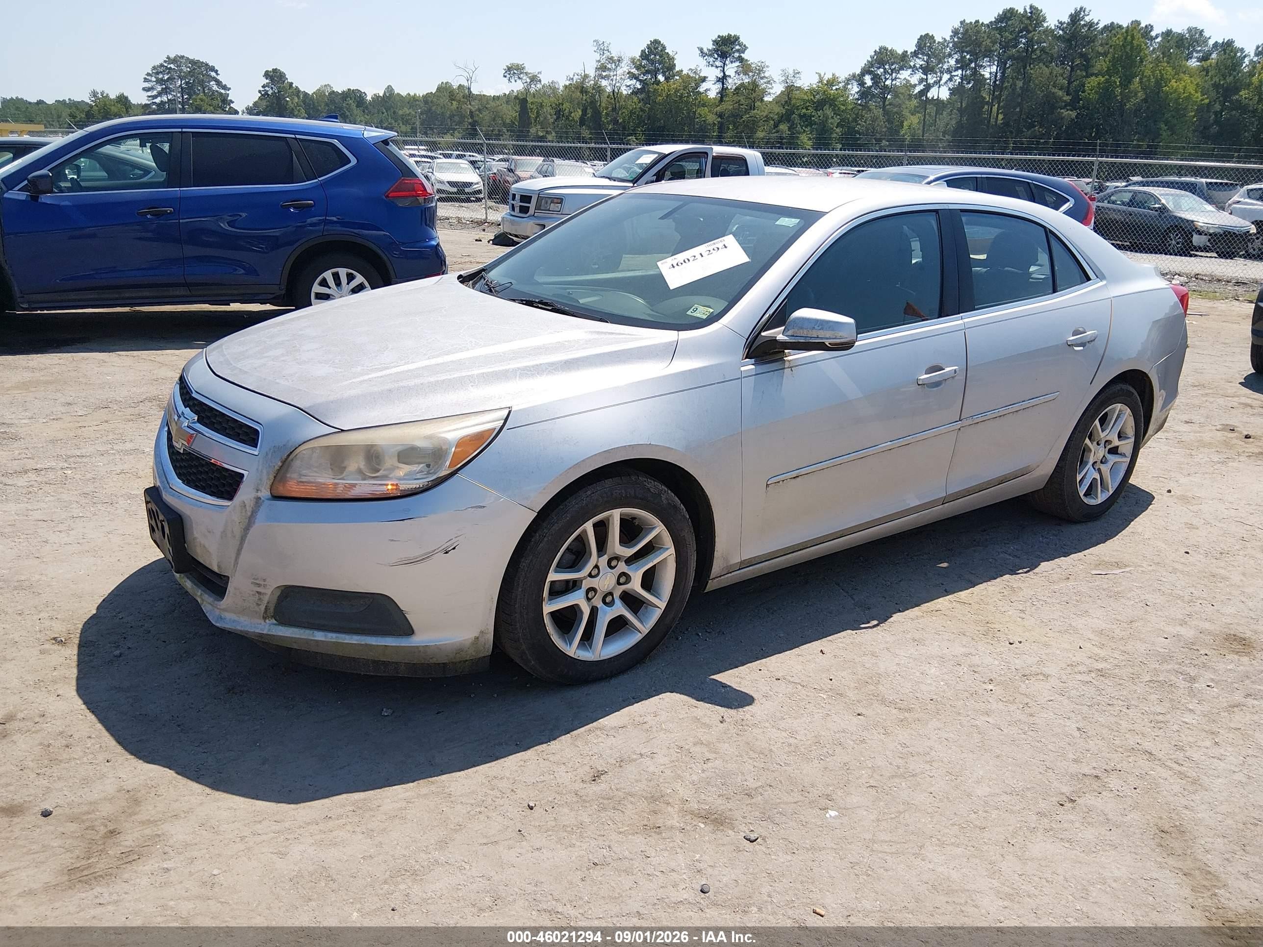 2013 Chevrolet Malibu 1lt Silver vin: 1G11C5SA3DF215897