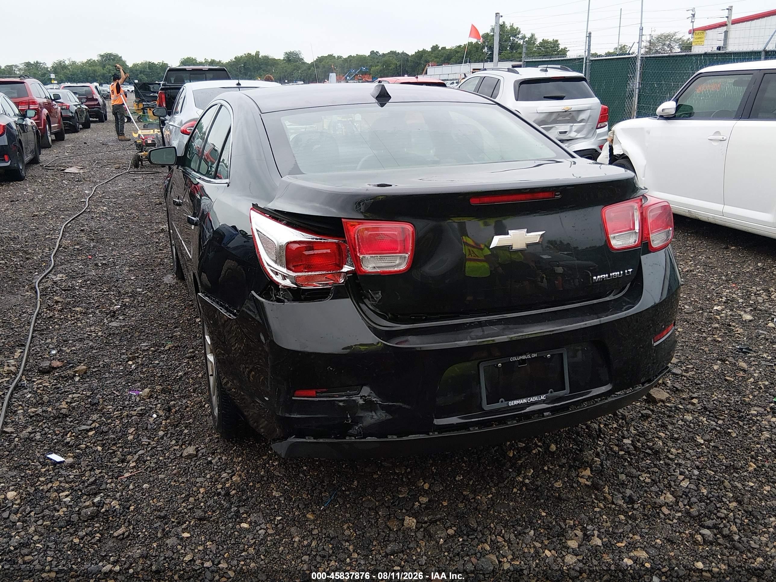 2013 Chevrolet Malibu 1lt Черный vin: 1G11C5SA3DF226625