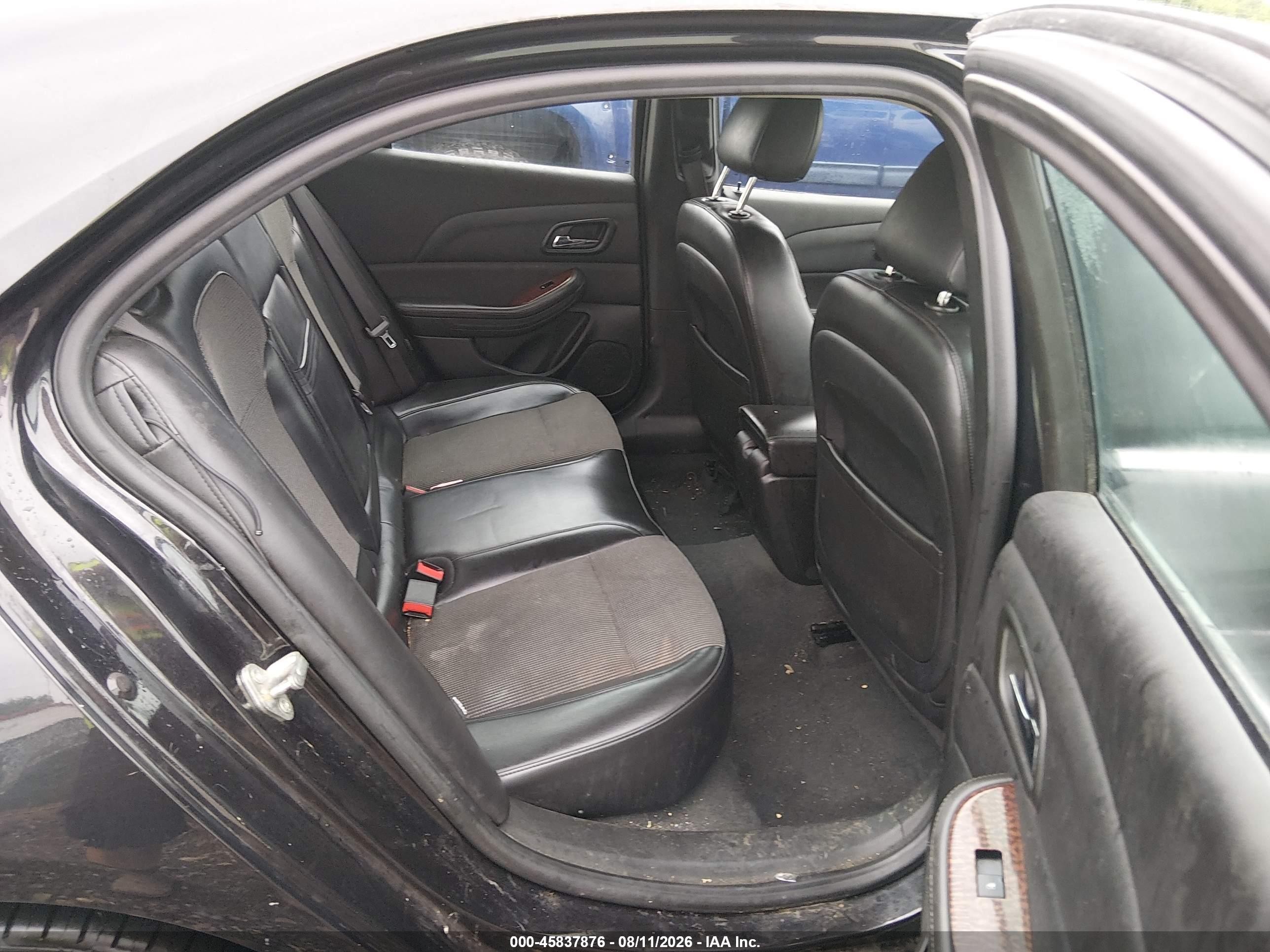 2013 Chevrolet Malibu 1lt Черный vin: 1G11C5SA3DF226625