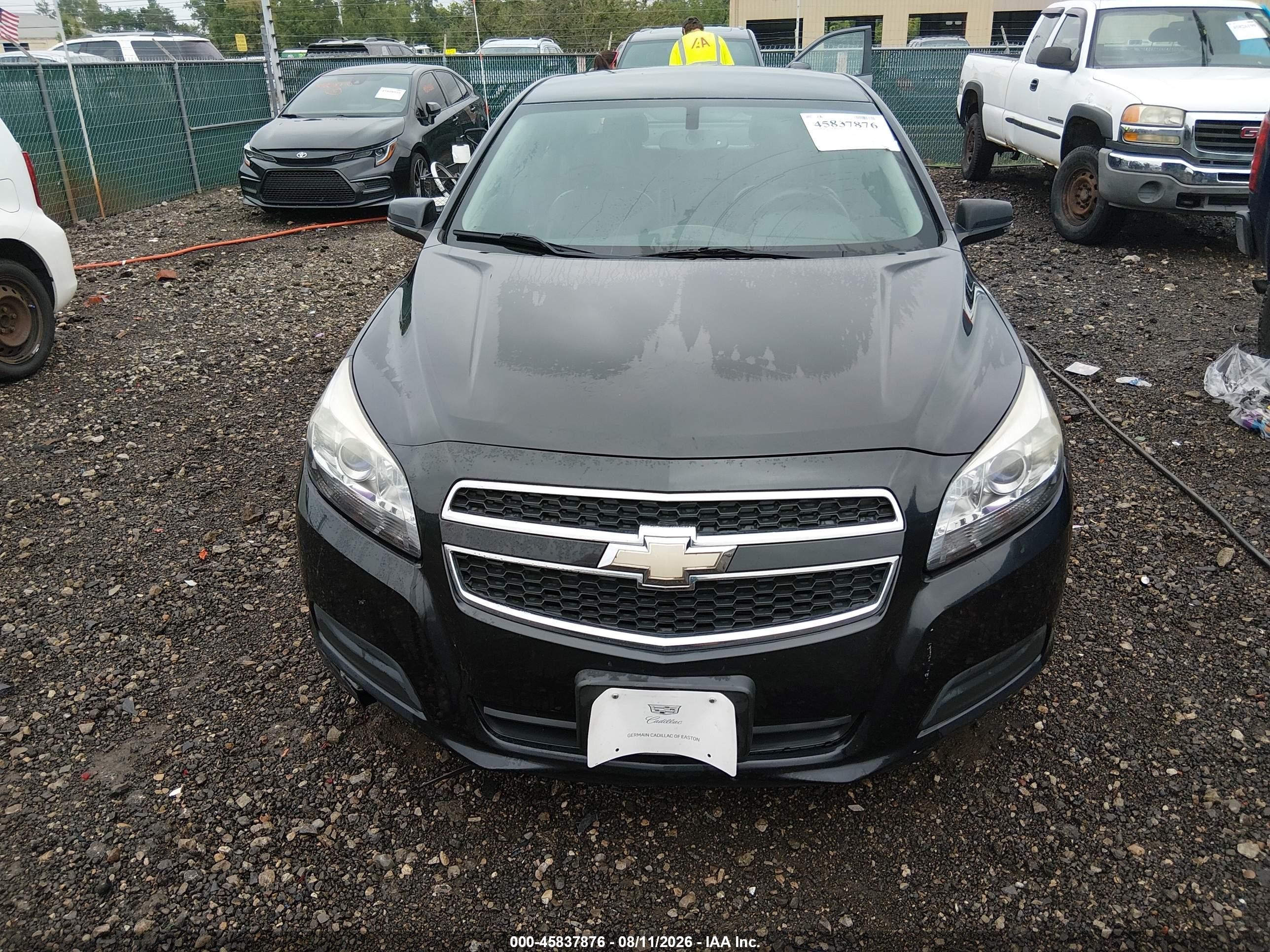 2013 Chevrolet Malibu 1lt Черный vin: 1G11C5SA3DF226625